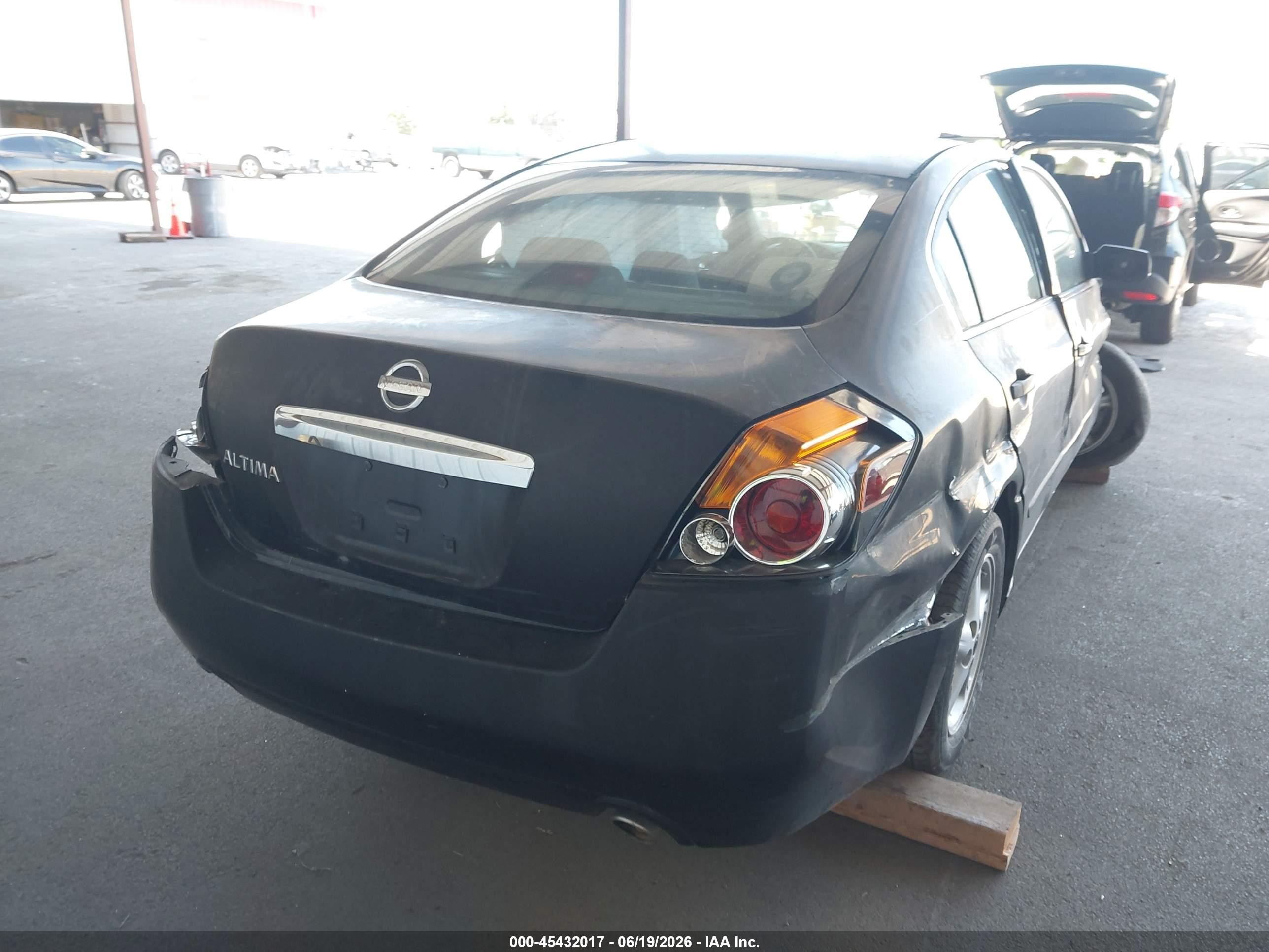 2010 Nissan Altima 2.5 Black vin: 1N4AL2AP5AN543759