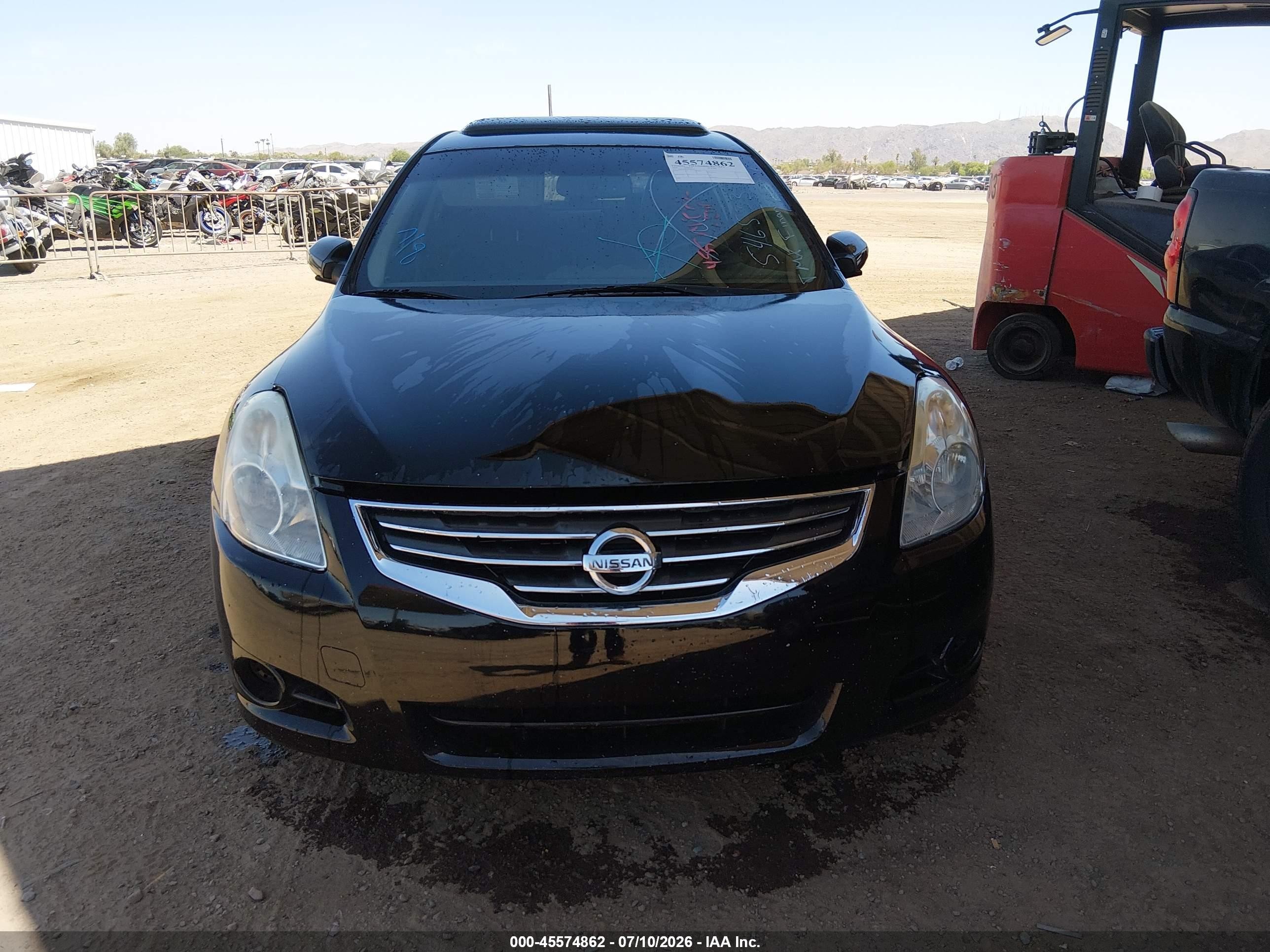 2010 Nissan Altima 2.5 S Black vin: 1N4AL2AP5AN546533