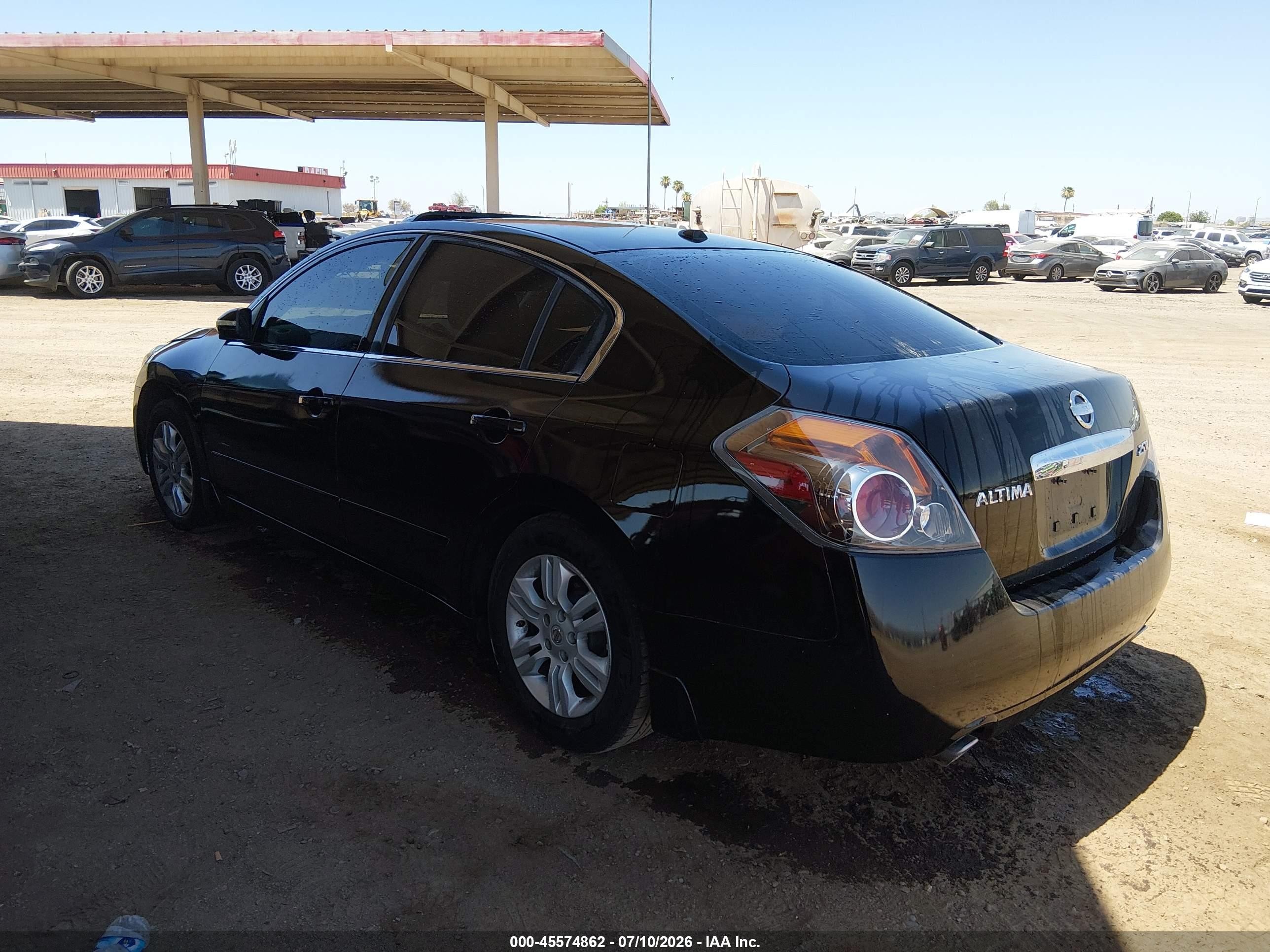 2010 Nissan Altima 2.5 S Black vin: 1N4AL2AP5AN546533