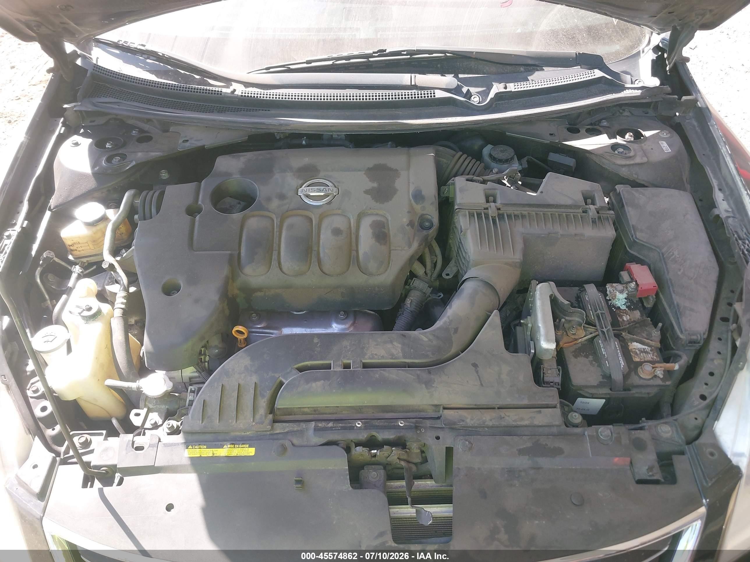 2010 Nissan Altima 2.5 S Black vin: 1N4AL2AP5AN546533