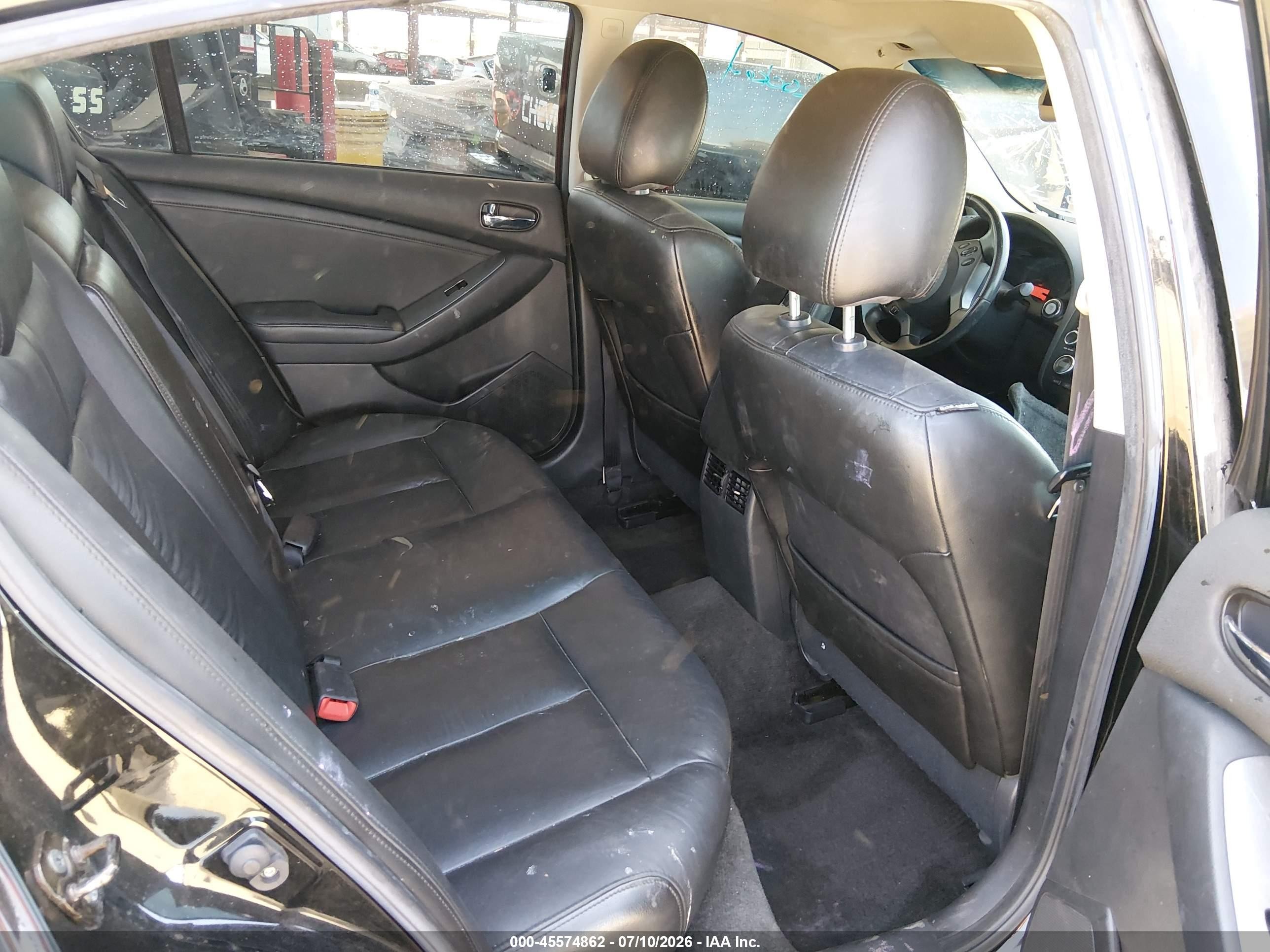 2010 Nissan Altima 2.5 S Black vin: 1N4AL2AP5AN546533