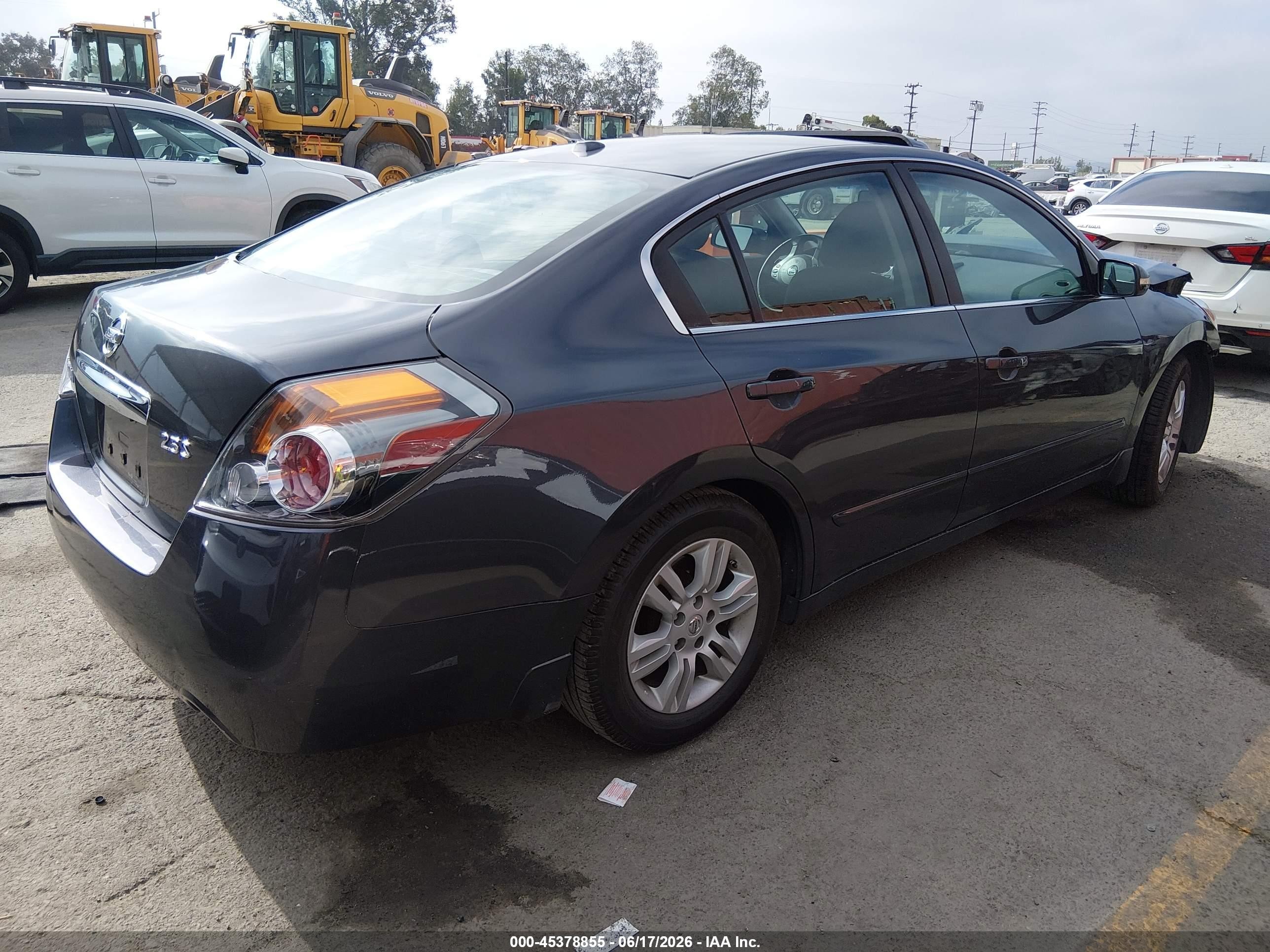 2010 Nissan Altima 2.5 S Gray vin: 1N4AL2AP5AN547407