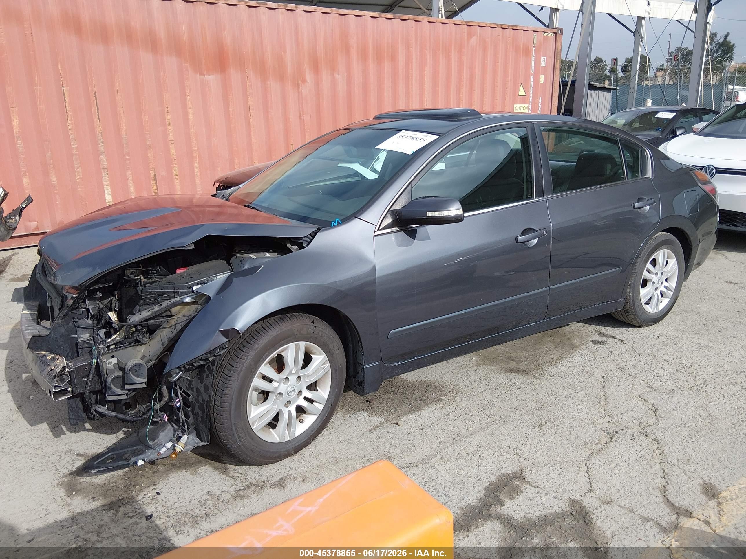 2010 Nissan Altima 2.5 S Gray vin: 1N4AL2AP5AN547407