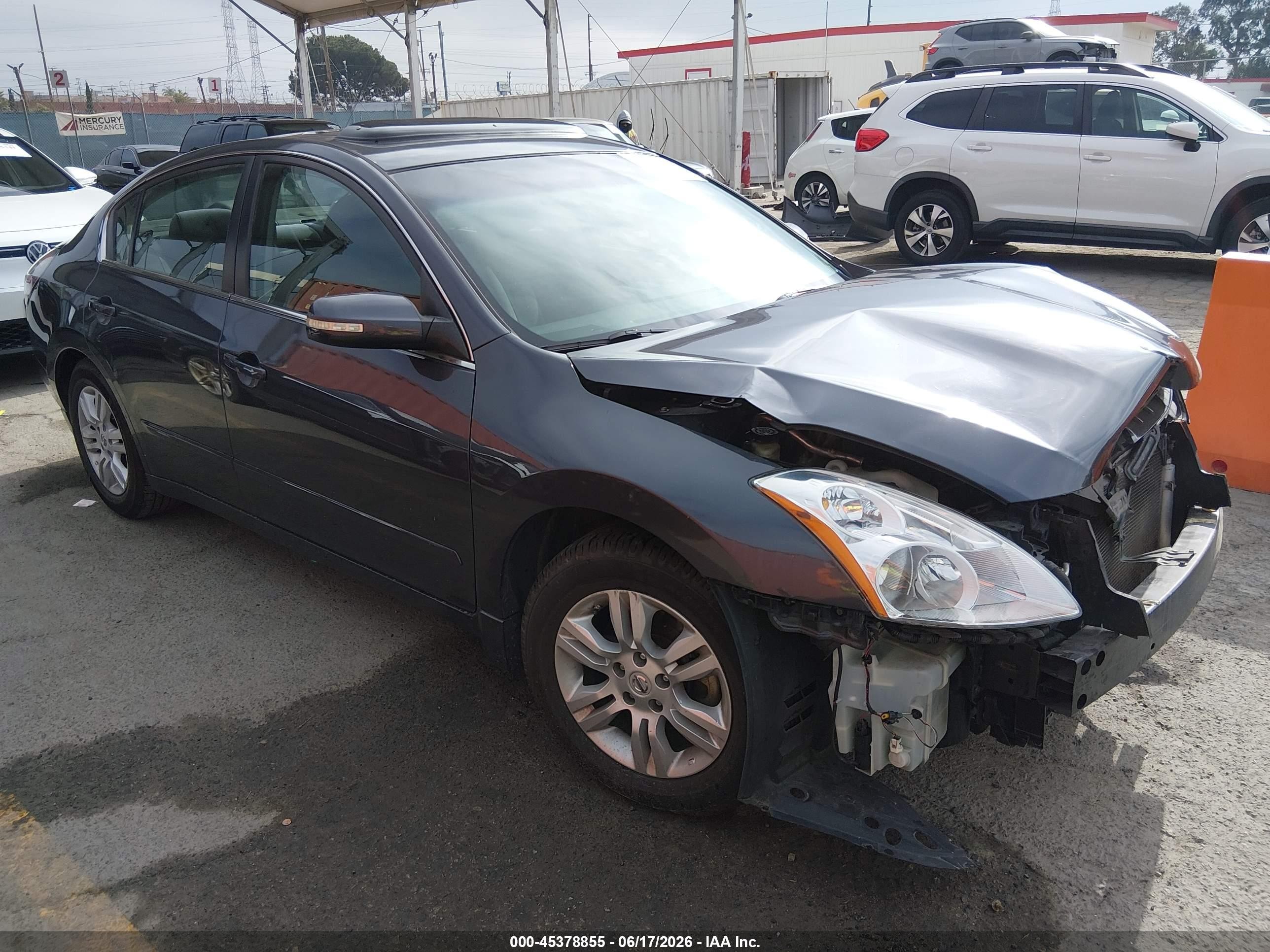 2010 Nissan Altima 2.5 S Gray vin: 1N4AL2AP5AN547407