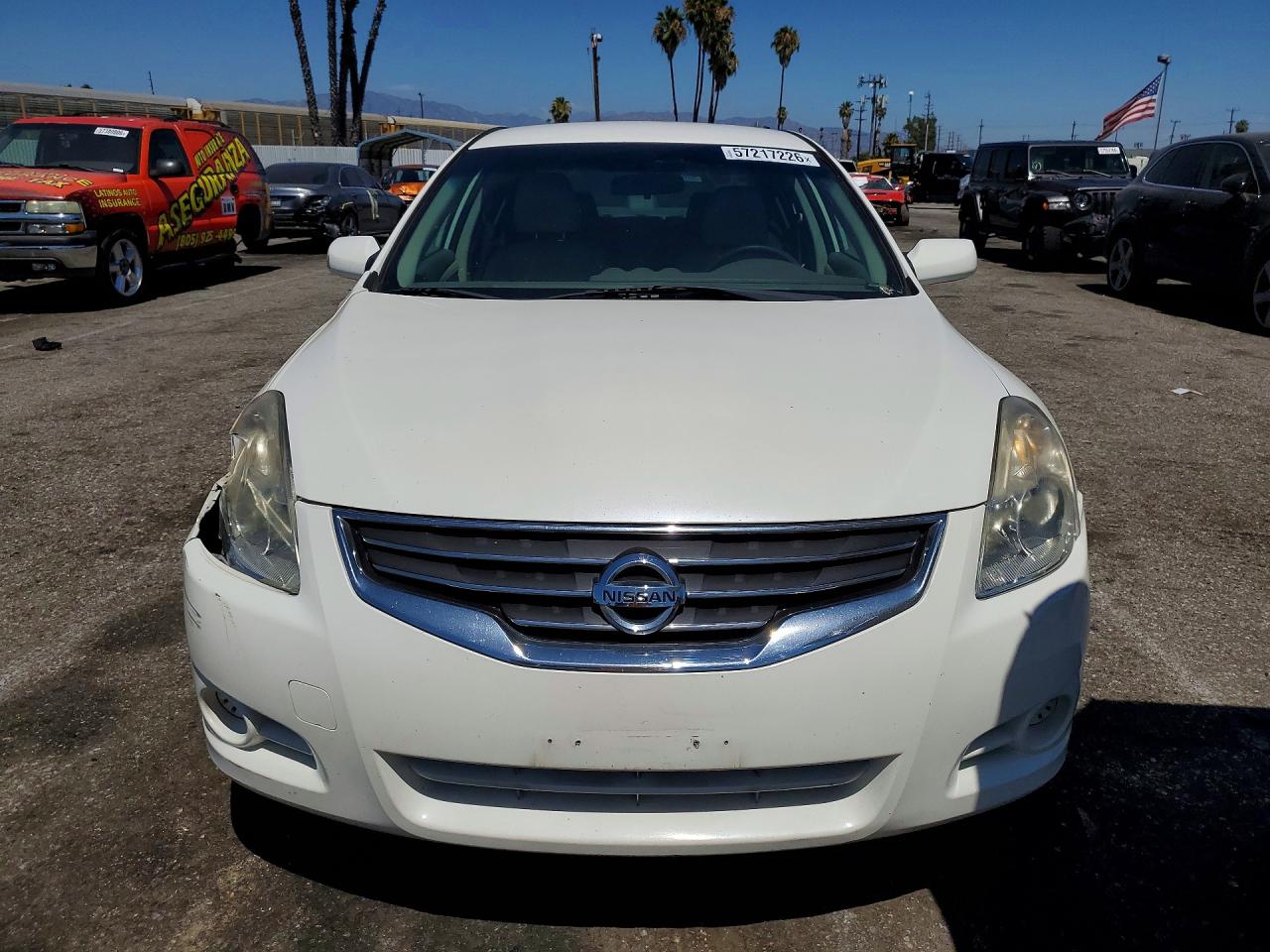 2011 Nissan Altima 2.5 White vin: 1N4AL2AP5BC154567