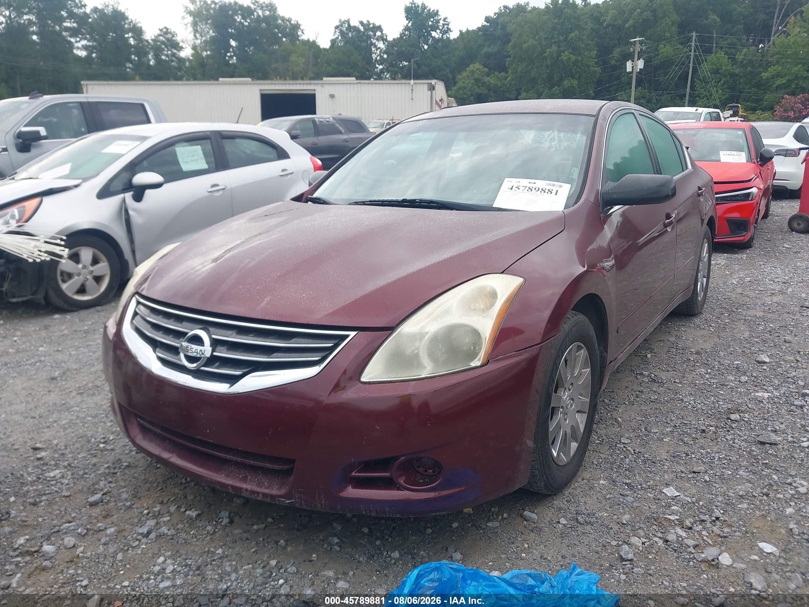 2011 Nissan Altima 2.5 S Maroon vin: 1N4AL2AP5BN405074