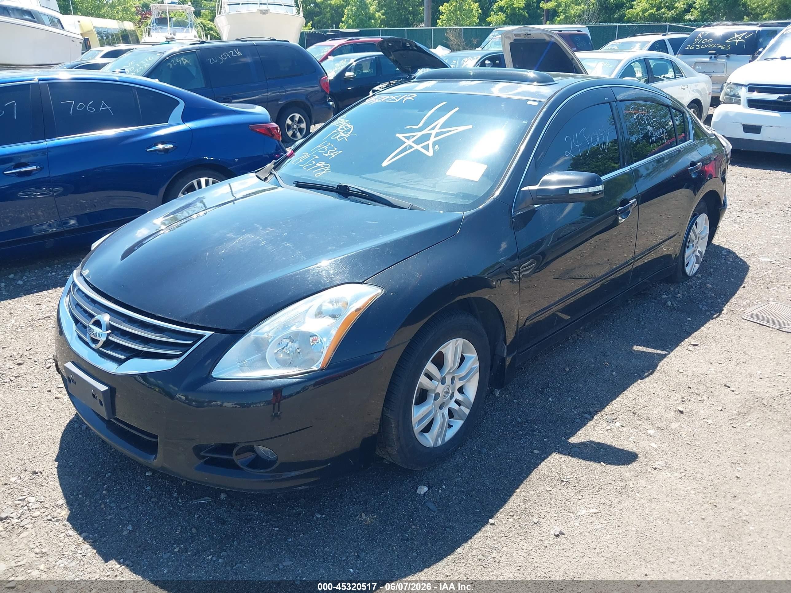 2011 Nissan Altima 2.5 S Черный vin: 1N4AL2AP5BN414132