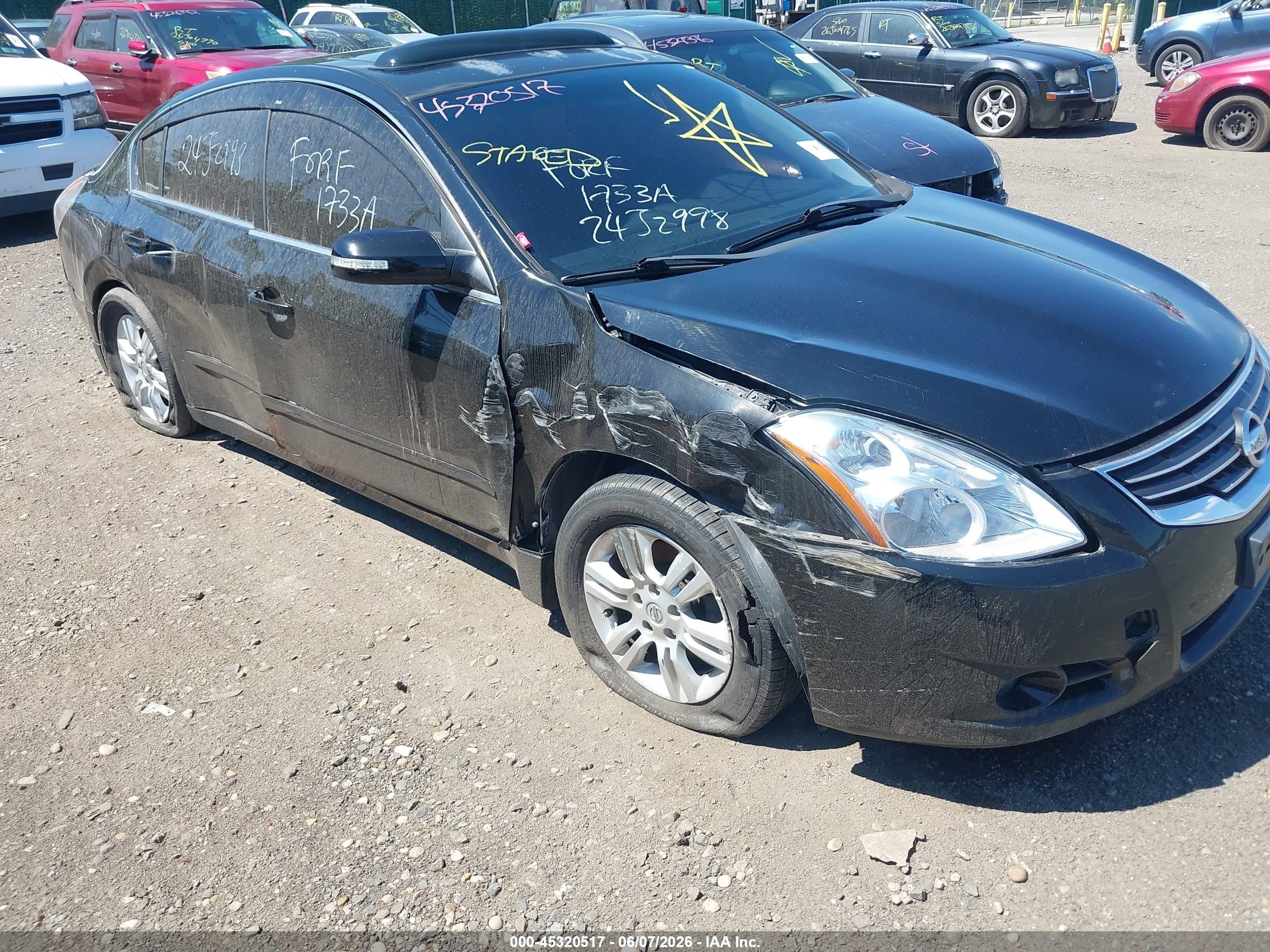 2011 Nissan Altima 2.5 S Черный vin: 1N4AL2AP5BN414132