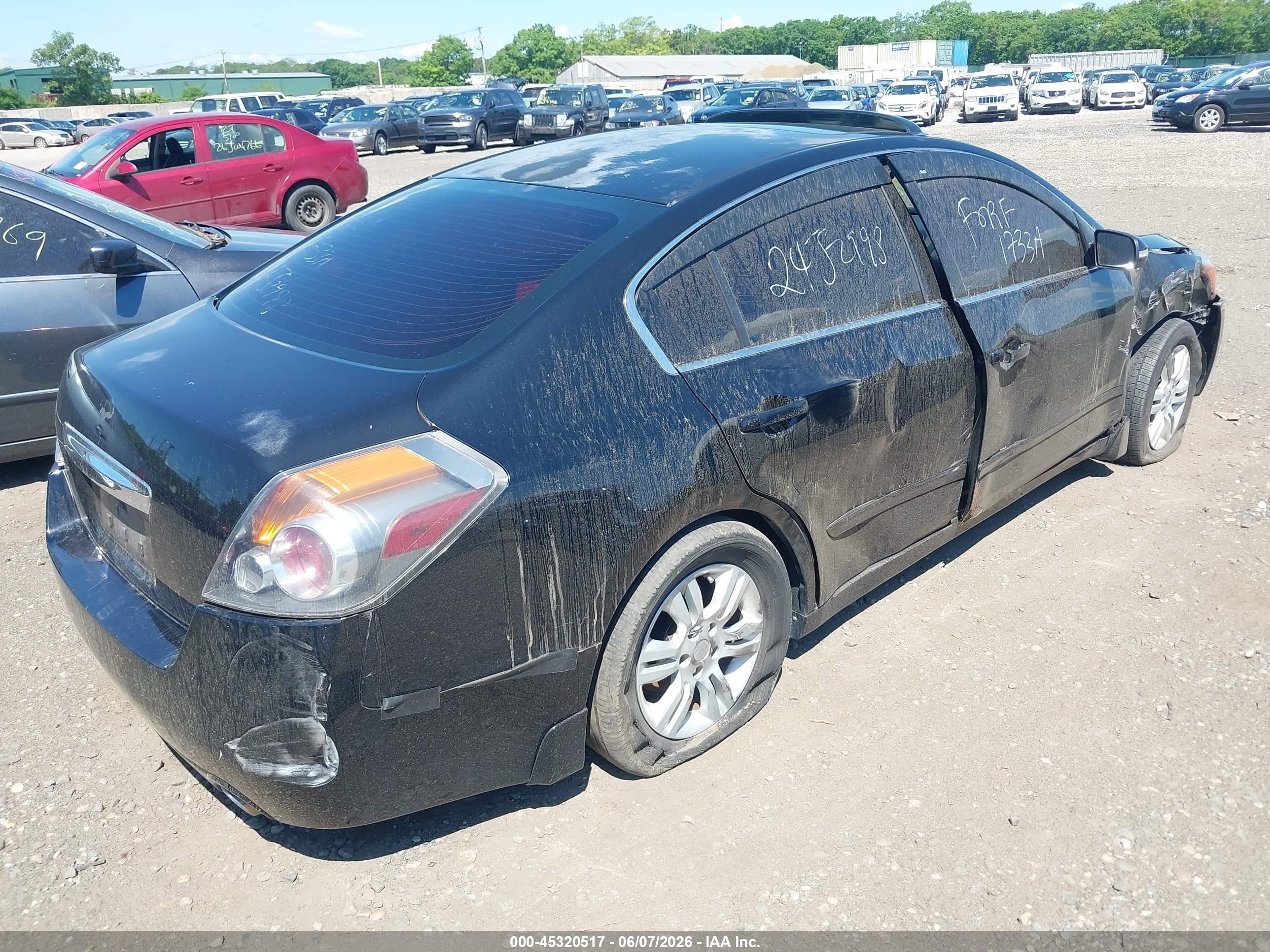 2011 Nissan Altima 2.5 S Черный vin: 1N4AL2AP5BN414132
