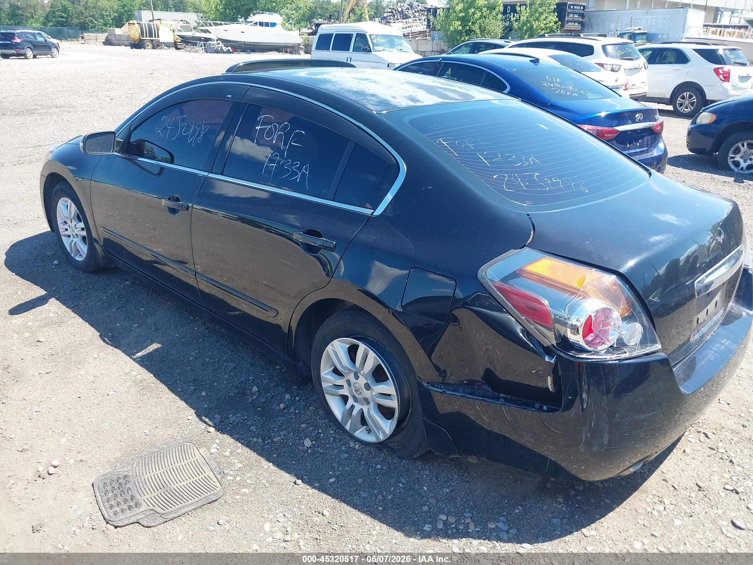 2011 Nissan Altima 2.5 S Черный vin: 1N4AL2AP5BN414132