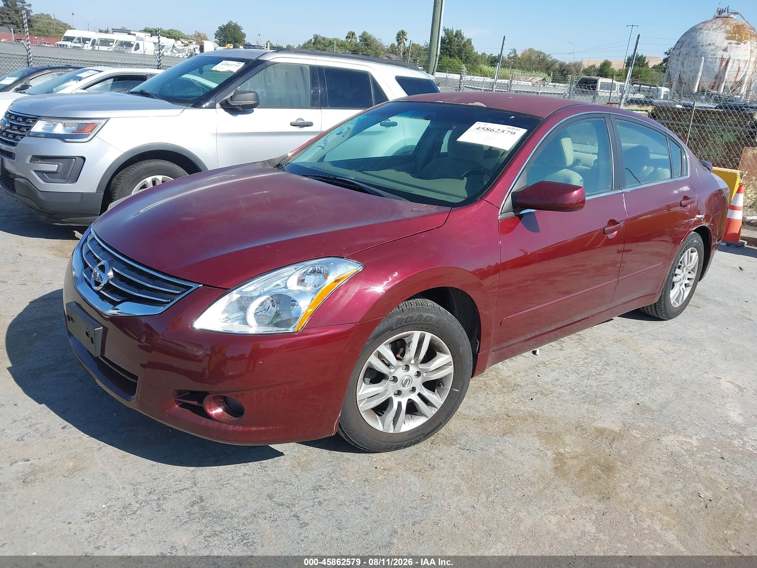2011 Nissan Altima 2.5 S Burgundy vin: 1N4AL2AP5BN416950