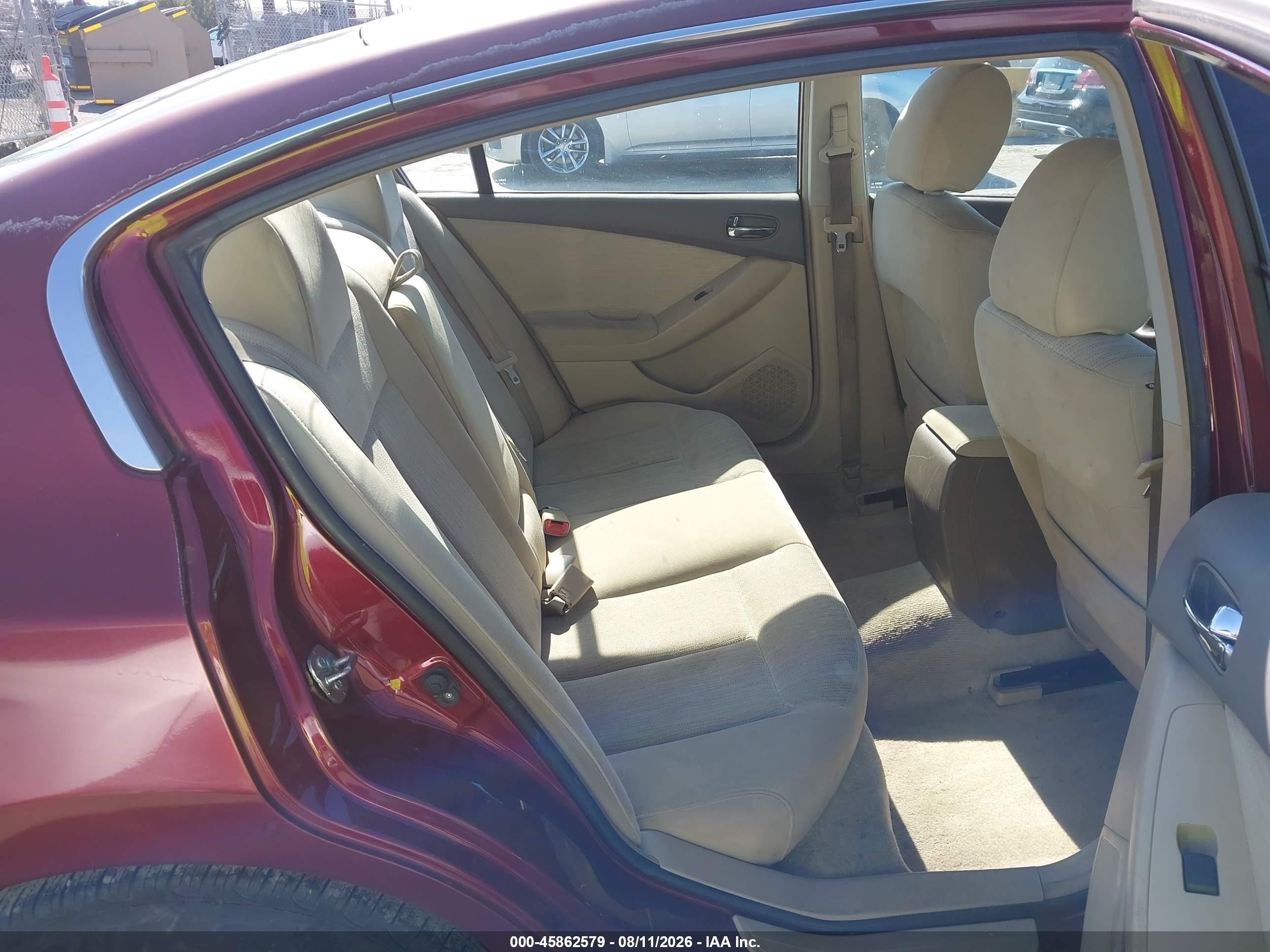 2011 Nissan Altima 2.5 S Burgundy vin: 1N4AL2AP5BN416950