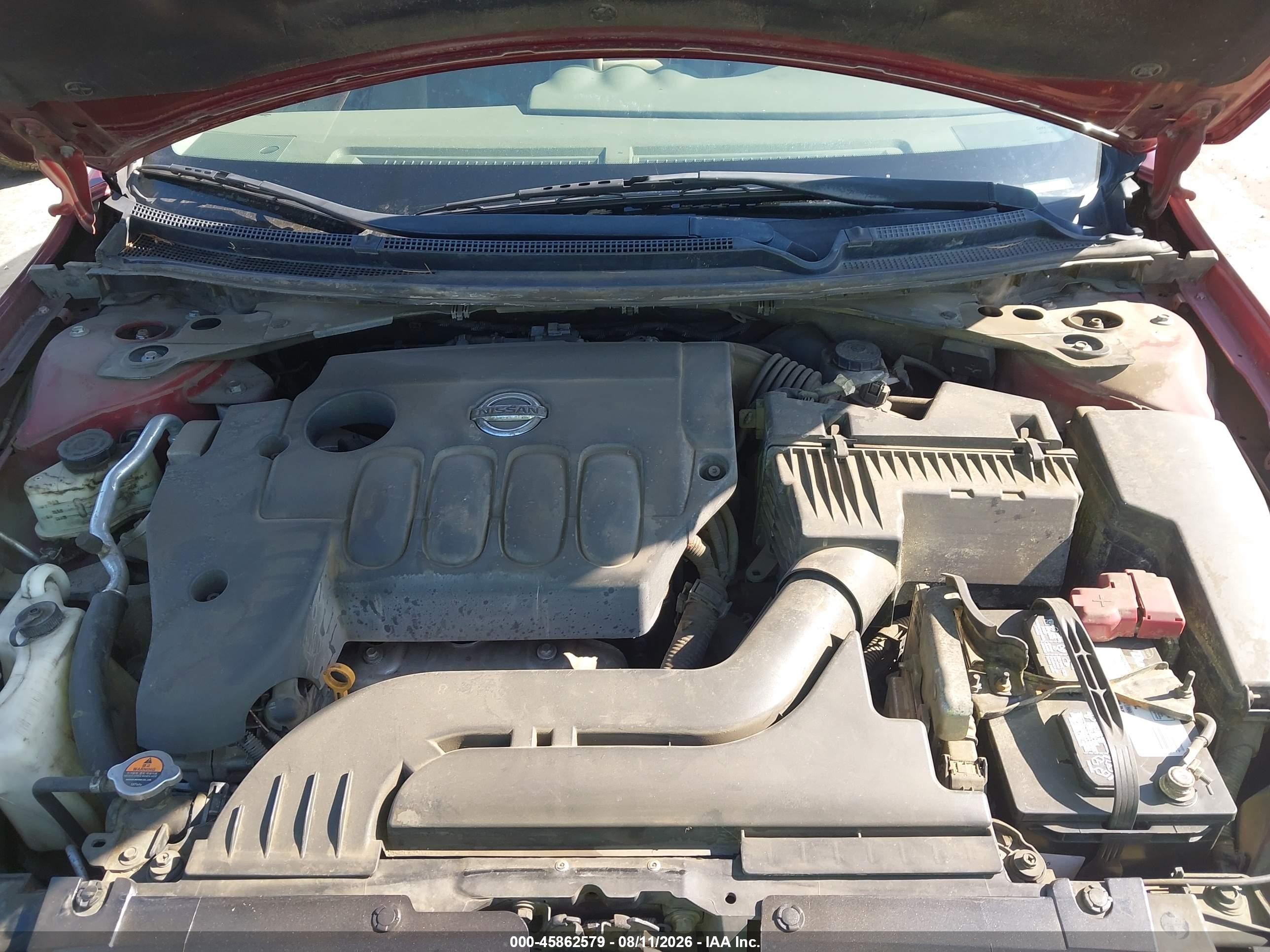 2011 Nissan Altima 2.5 S Burgundy vin: 1N4AL2AP5BN416950