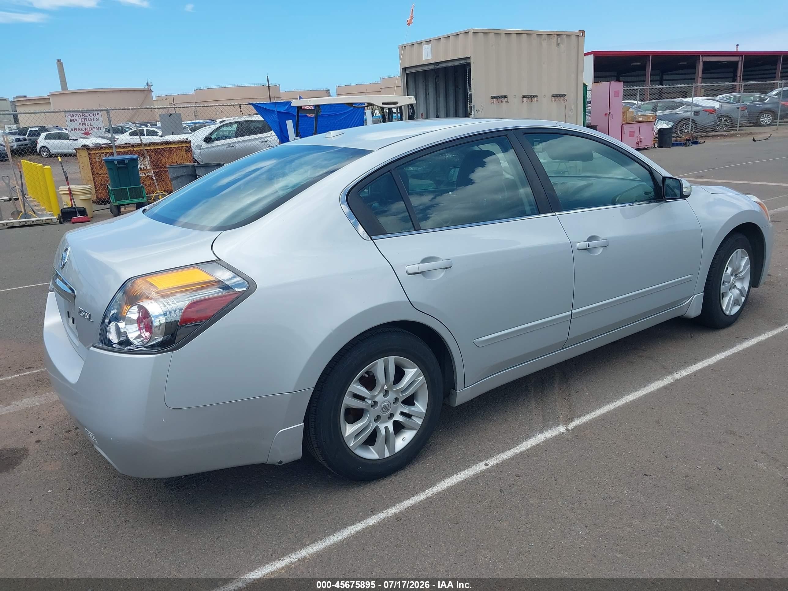 2011 Nissan Altima 2.5 S Silver vin: 1N4AL2AP5BN510956