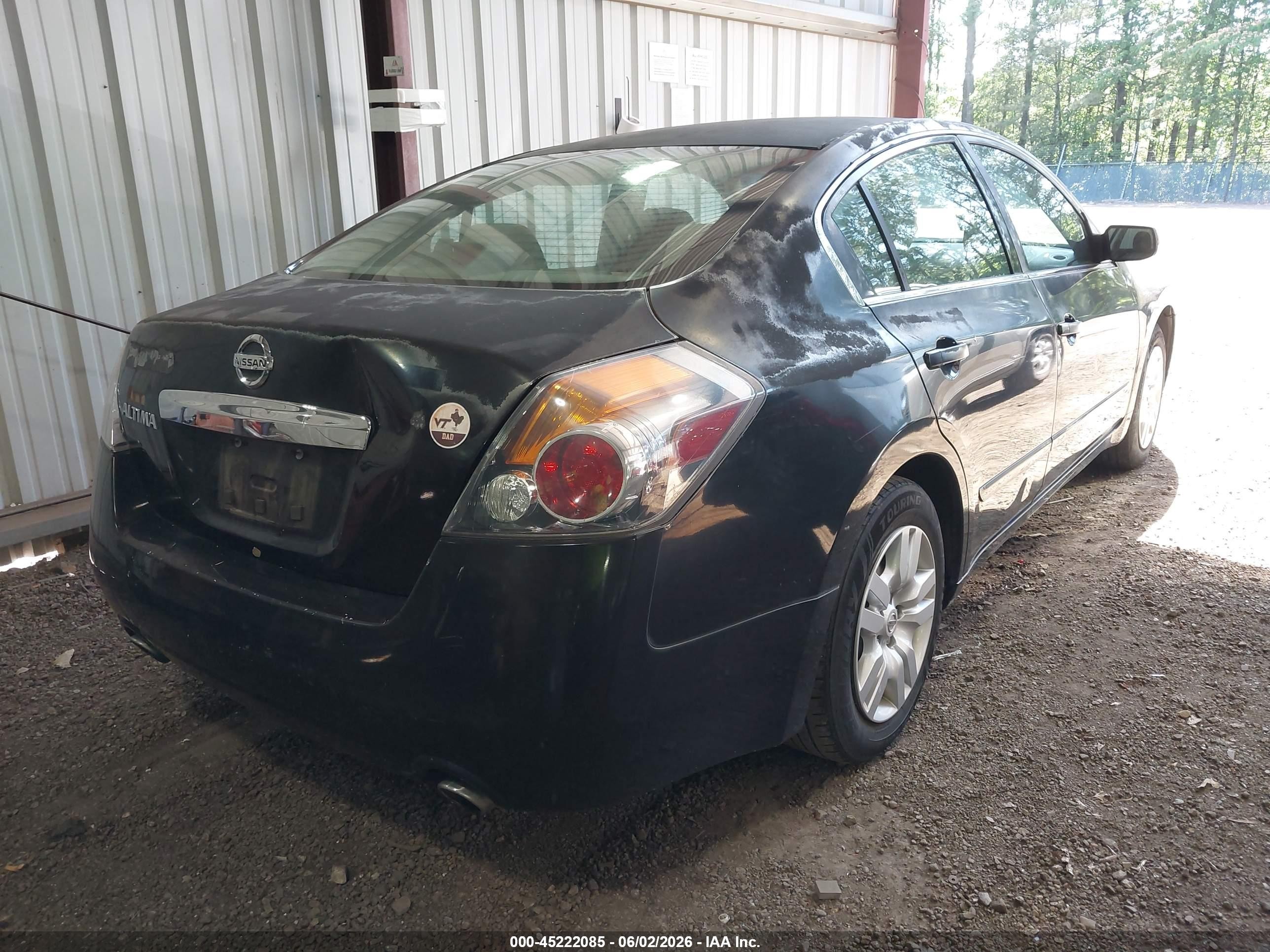 2011 Nissan Altima 2.5 Black vin: 1N4AL2AP5BN512383