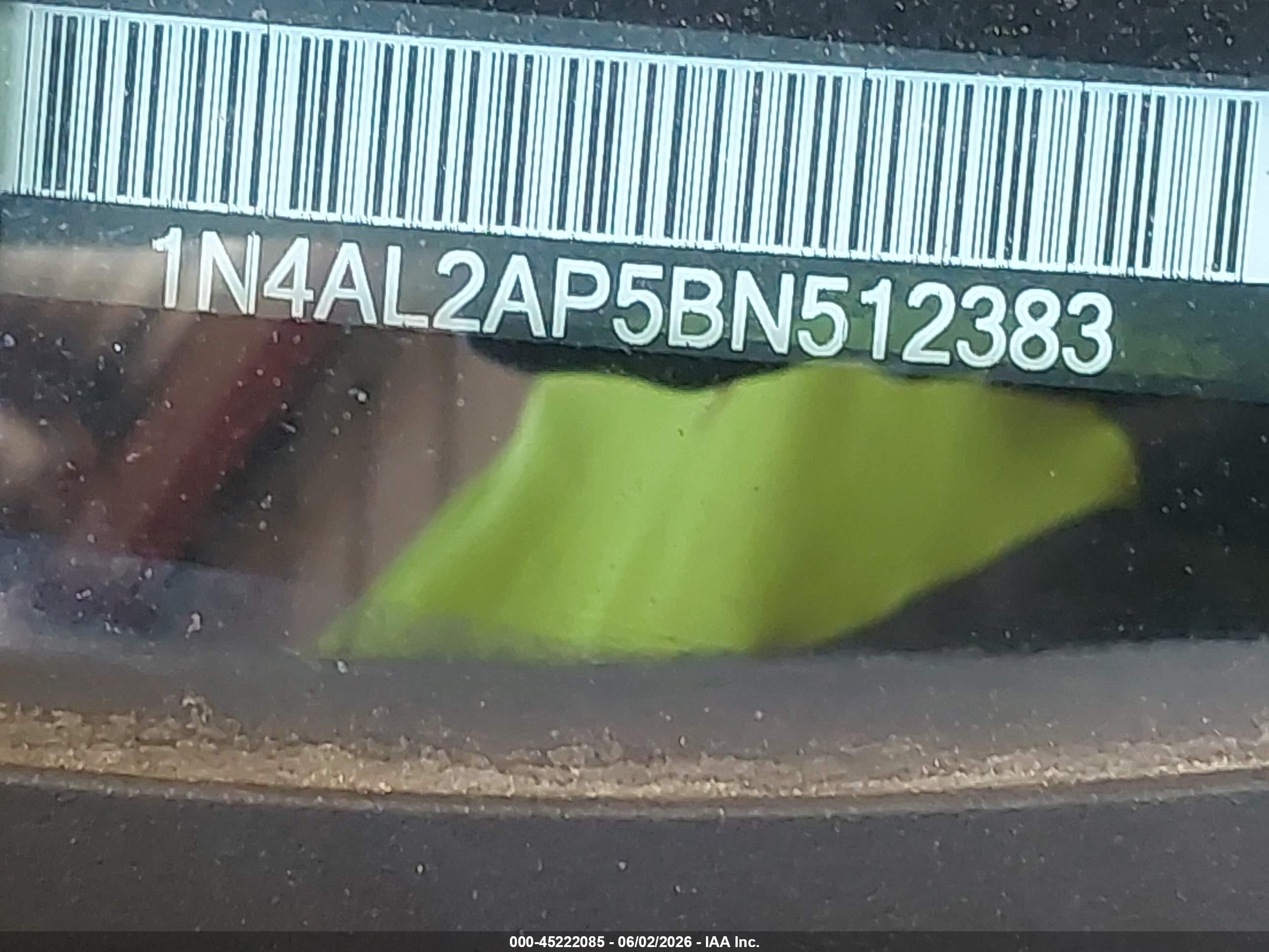 2011 Nissan Altima 2.5 Black vin: 1N4AL2AP5BN512383