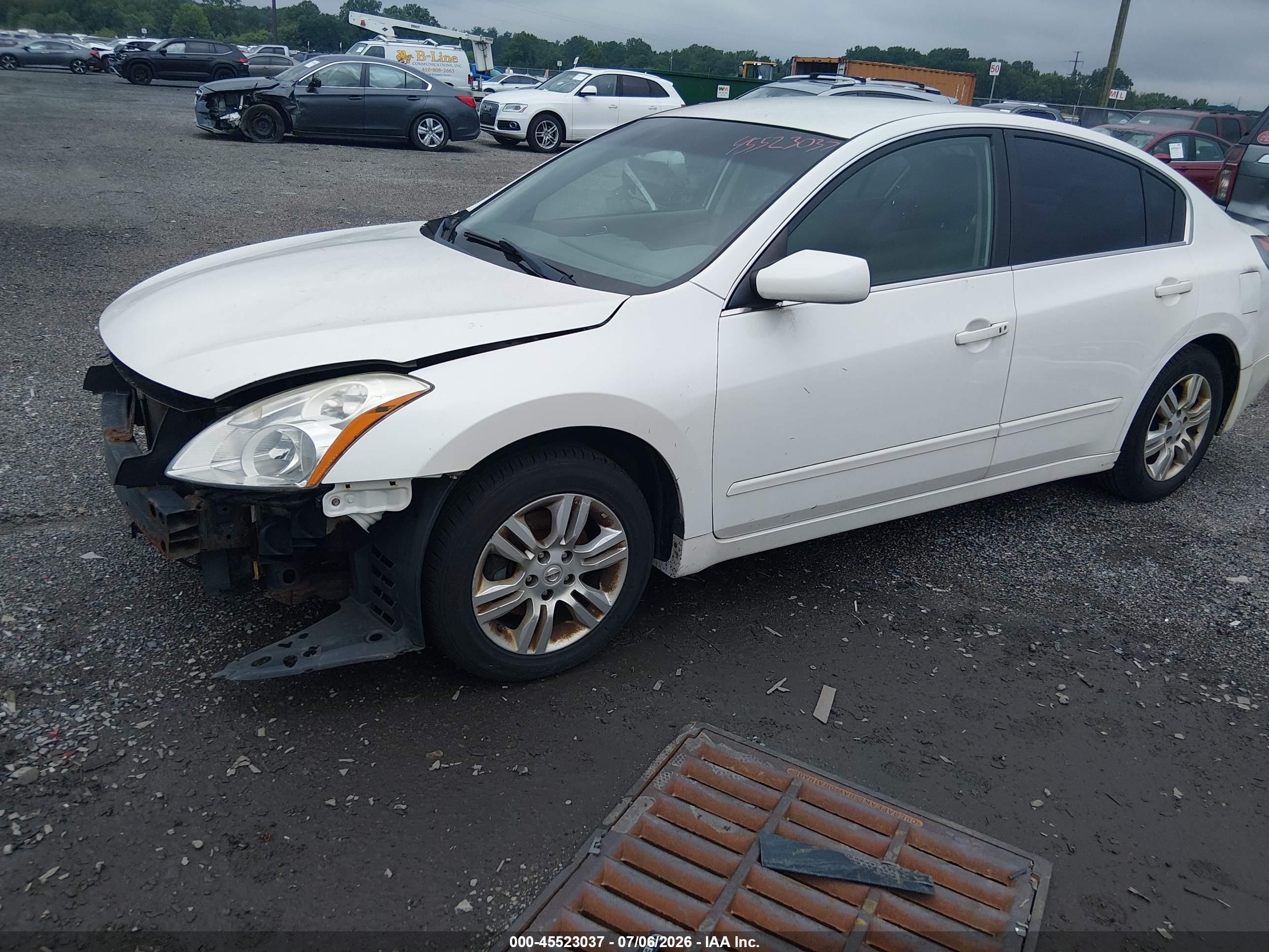 2011 Nissan Altima 2.5 S White vin: 1N4AL2AP5BN513713