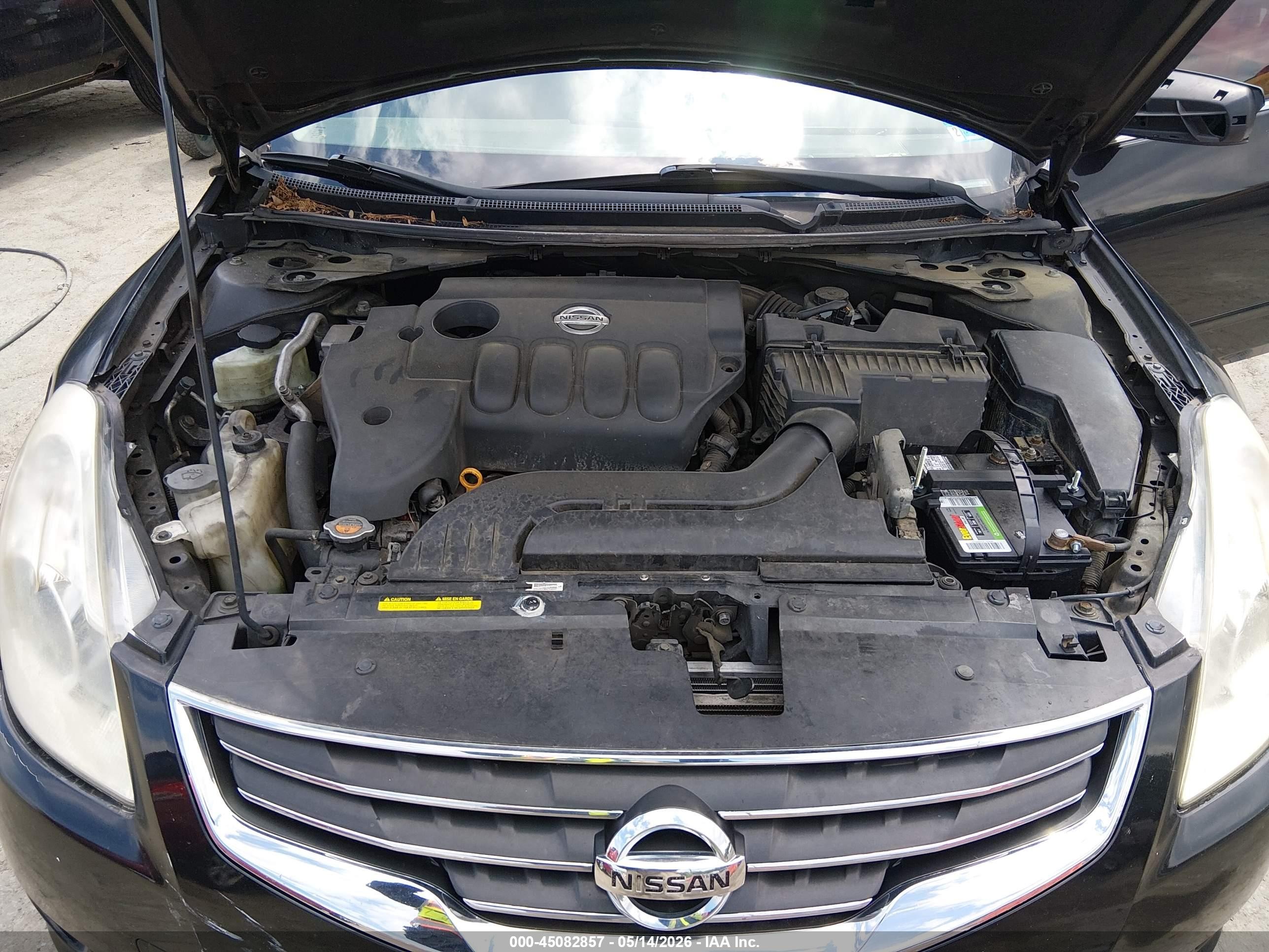 2012 Nissan Altima 2.5 Black vin: 1N4AL2AP5CC107508