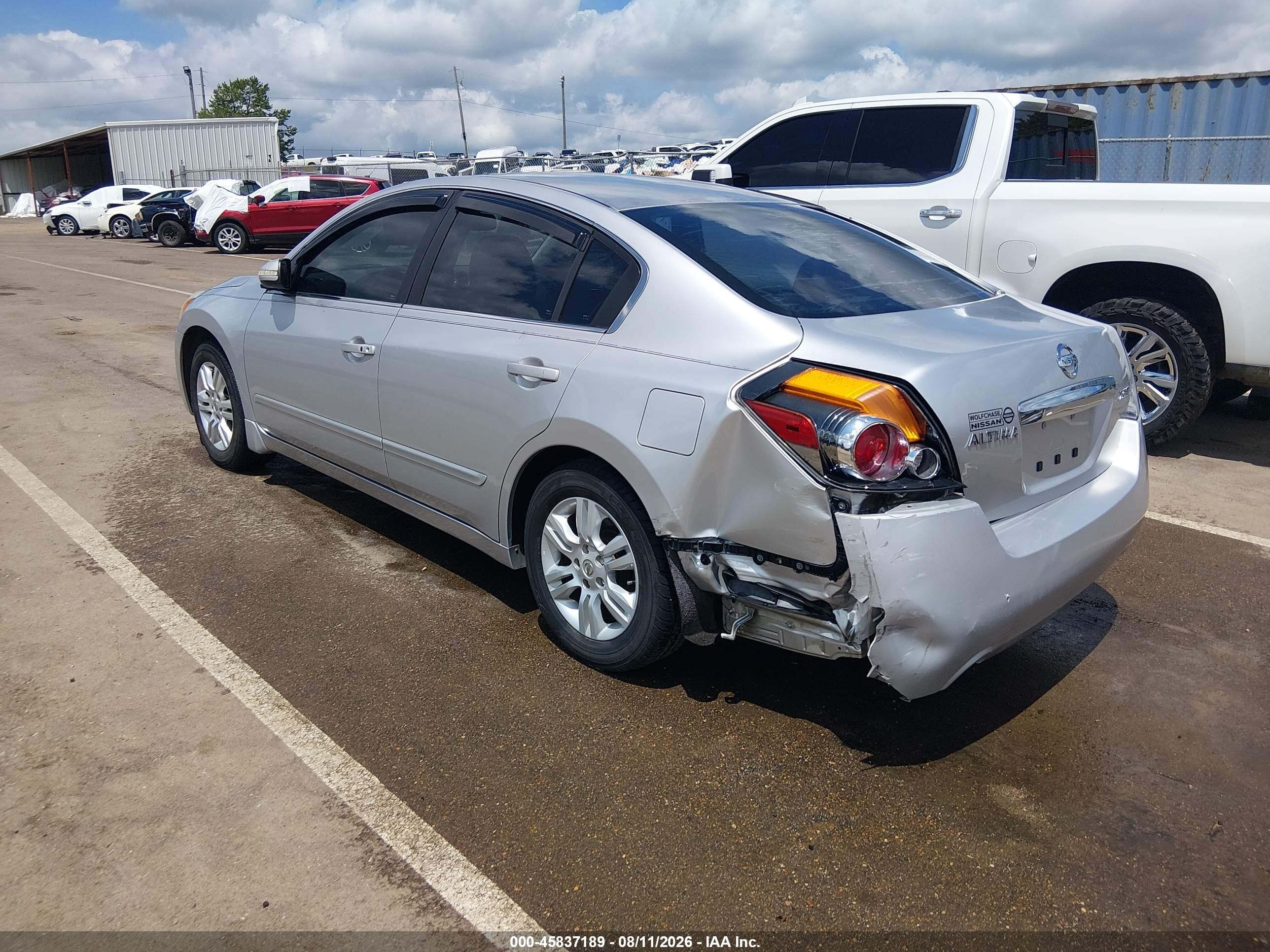 2012 Nissan Altima 2.5 S Silver vin: 1N4AL2AP5CC118072