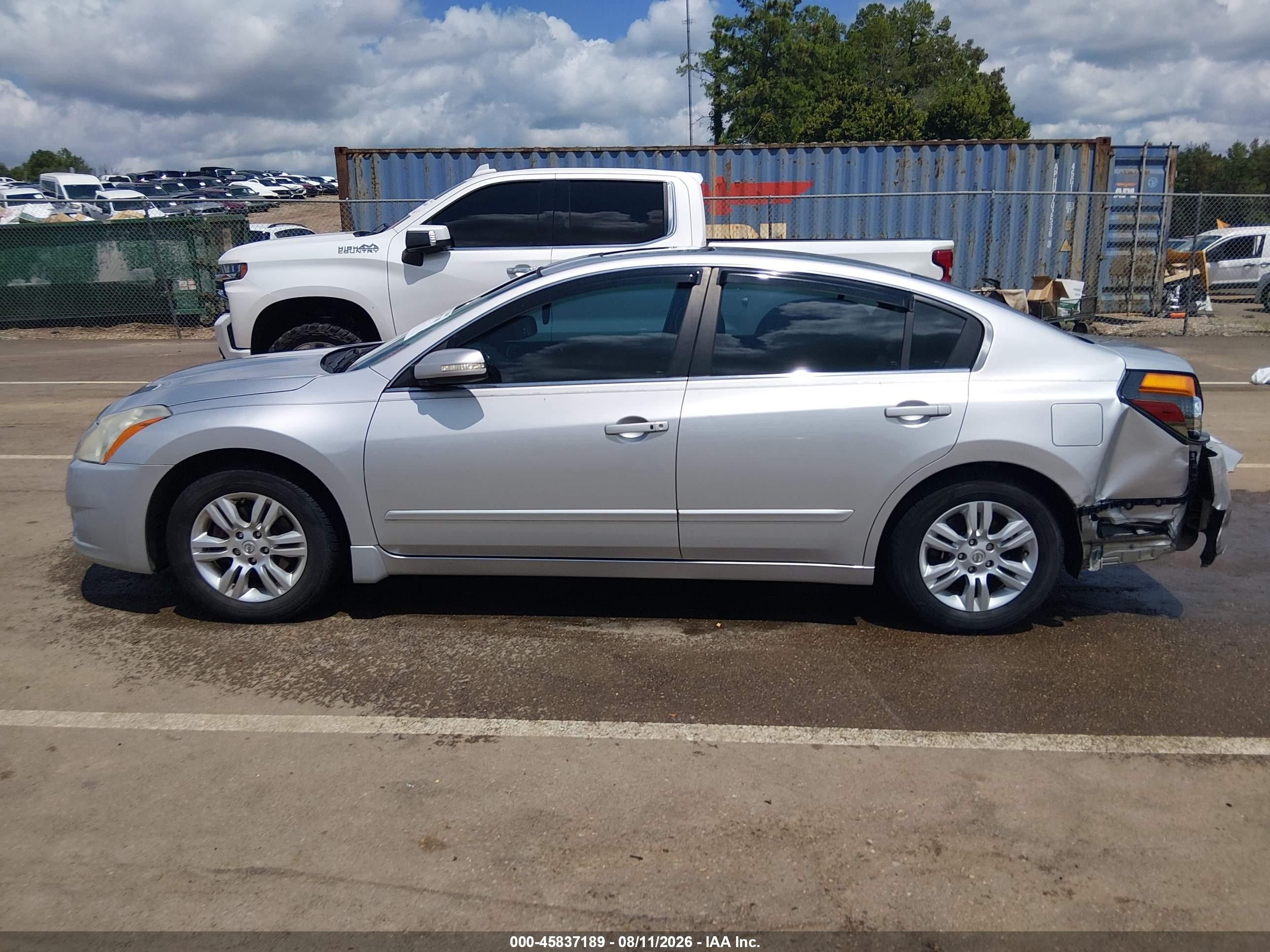 2012 Nissan Altima 2.5 S Silver vin: 1N4AL2AP5CC118072