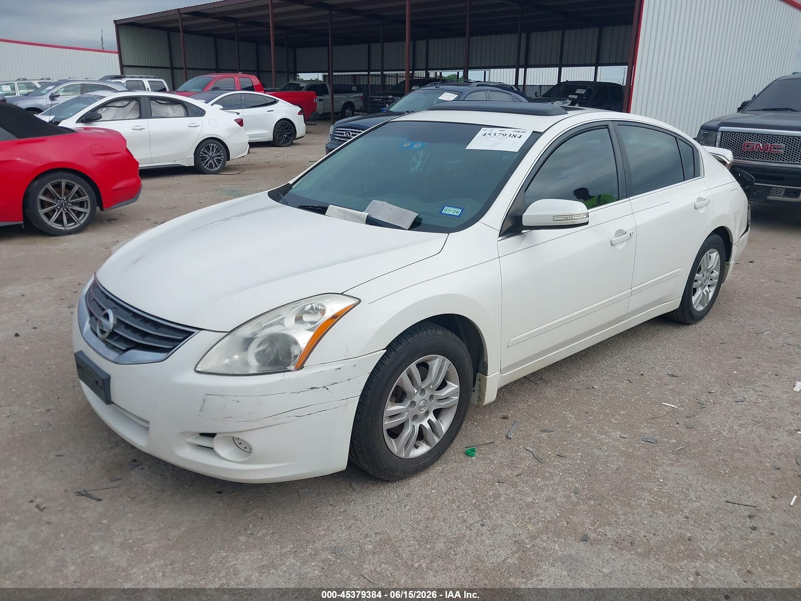 2012 Nissan Altima 2.5 S Белый vin: 1N4AL2AP5CC119092