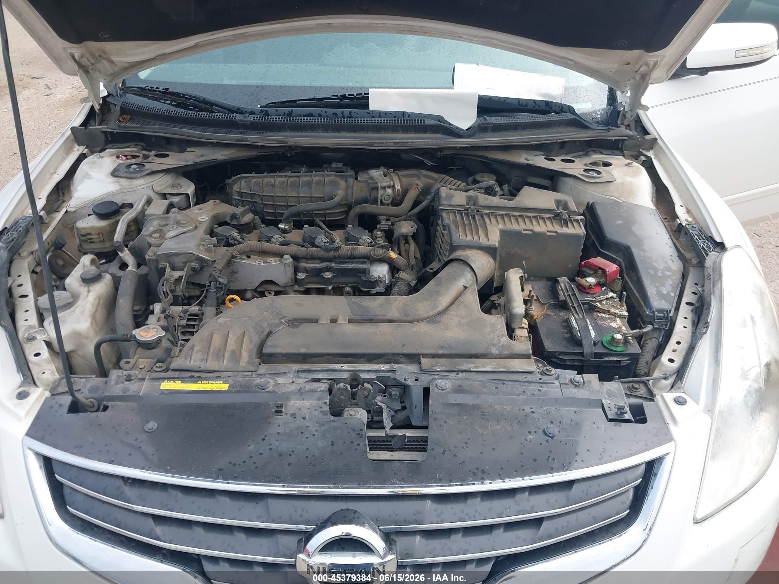 2012 Nissan Altima 2.5 S Белый vin: 1N4AL2AP5CC119092