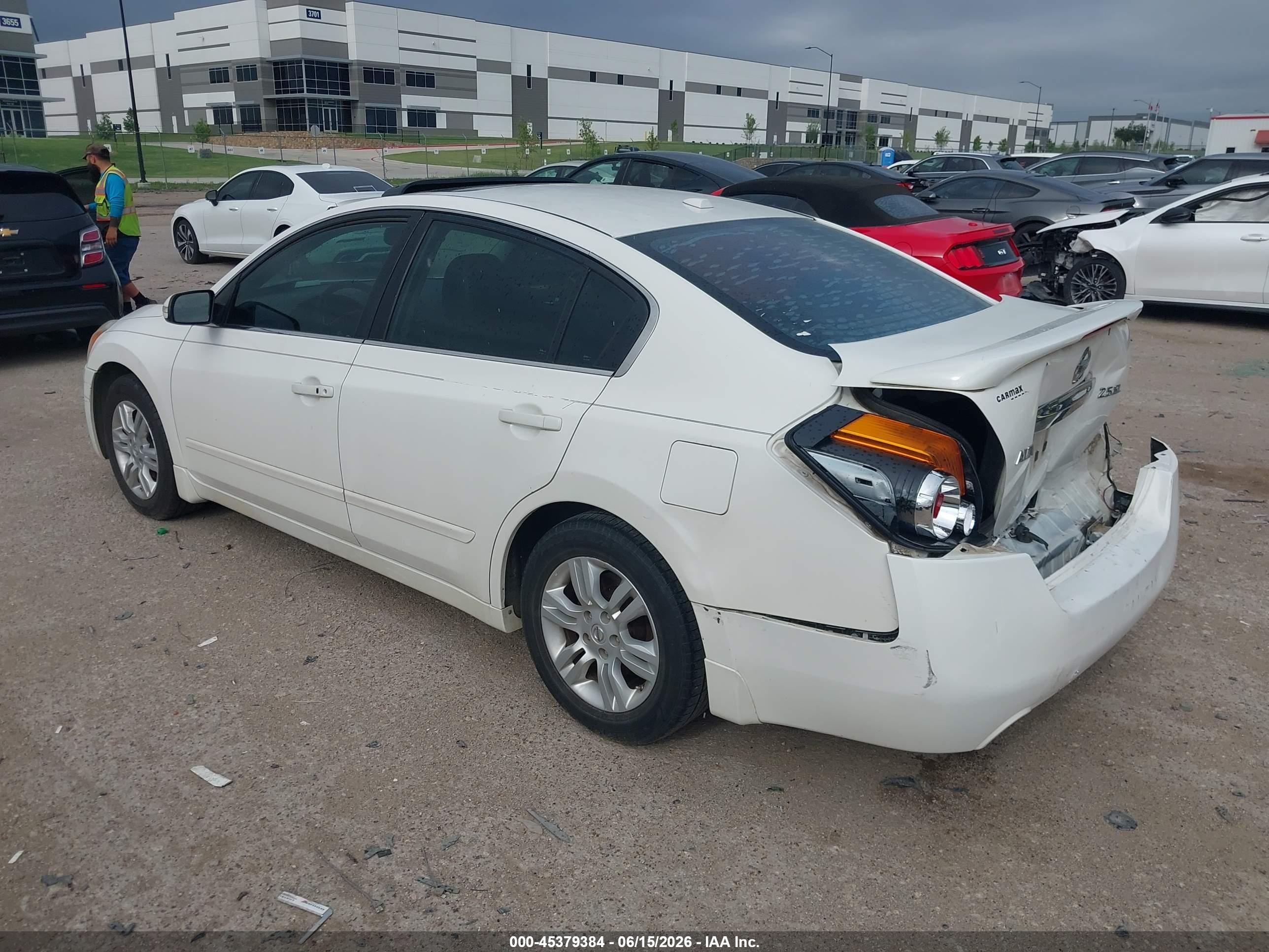 2012 Nissan Altima 2.5 S Белый vin: 1N4AL2AP5CC119092
