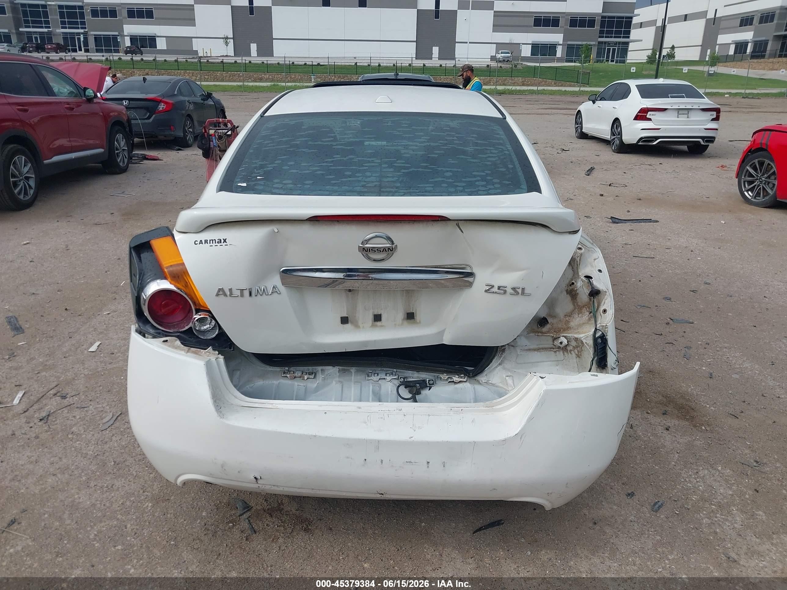 2012 Nissan Altima 2.5 S Белый vin: 1N4AL2AP5CC119092