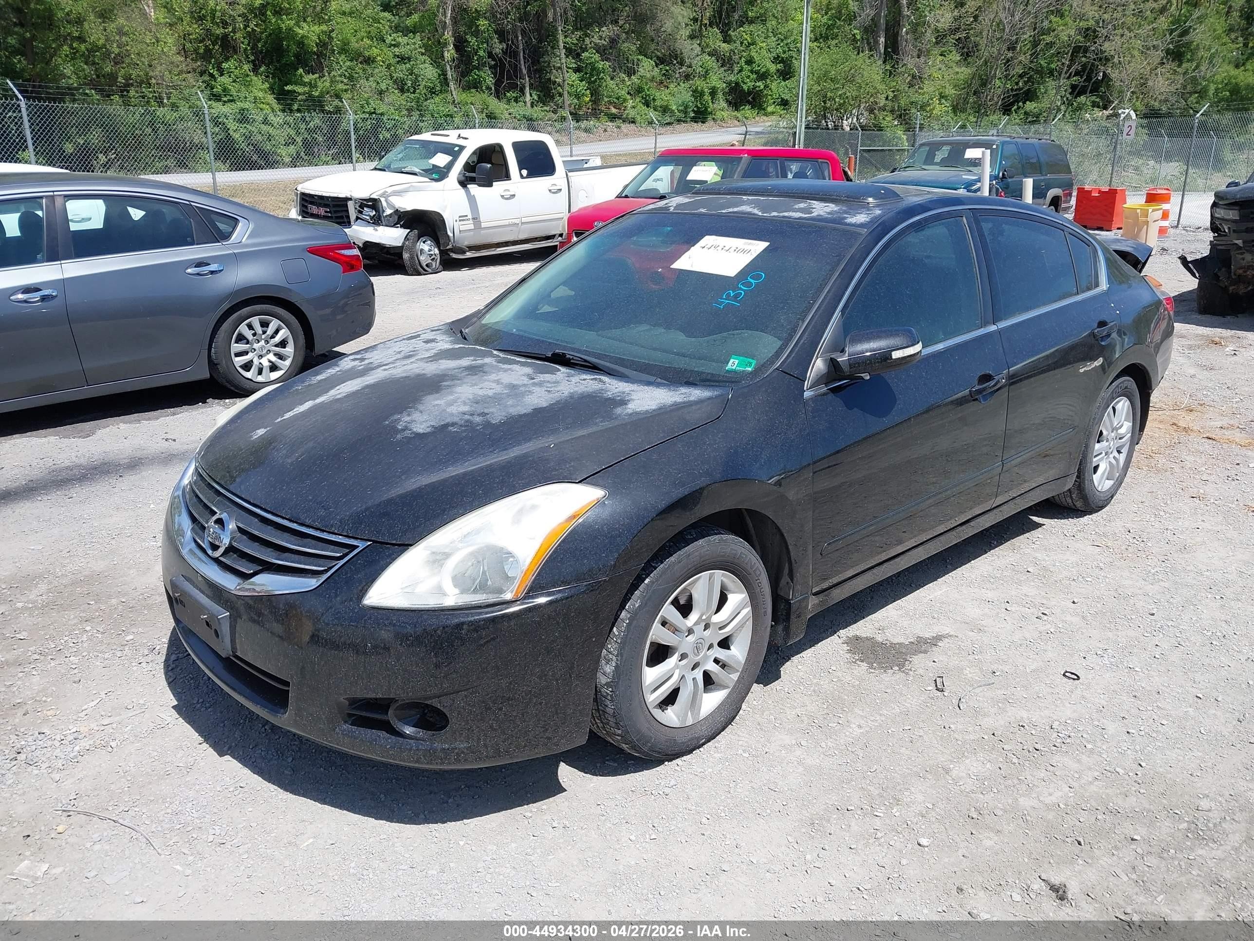 2012 Nissan Altima 2.5 S Black vin: 1N4AL2AP5CC124714