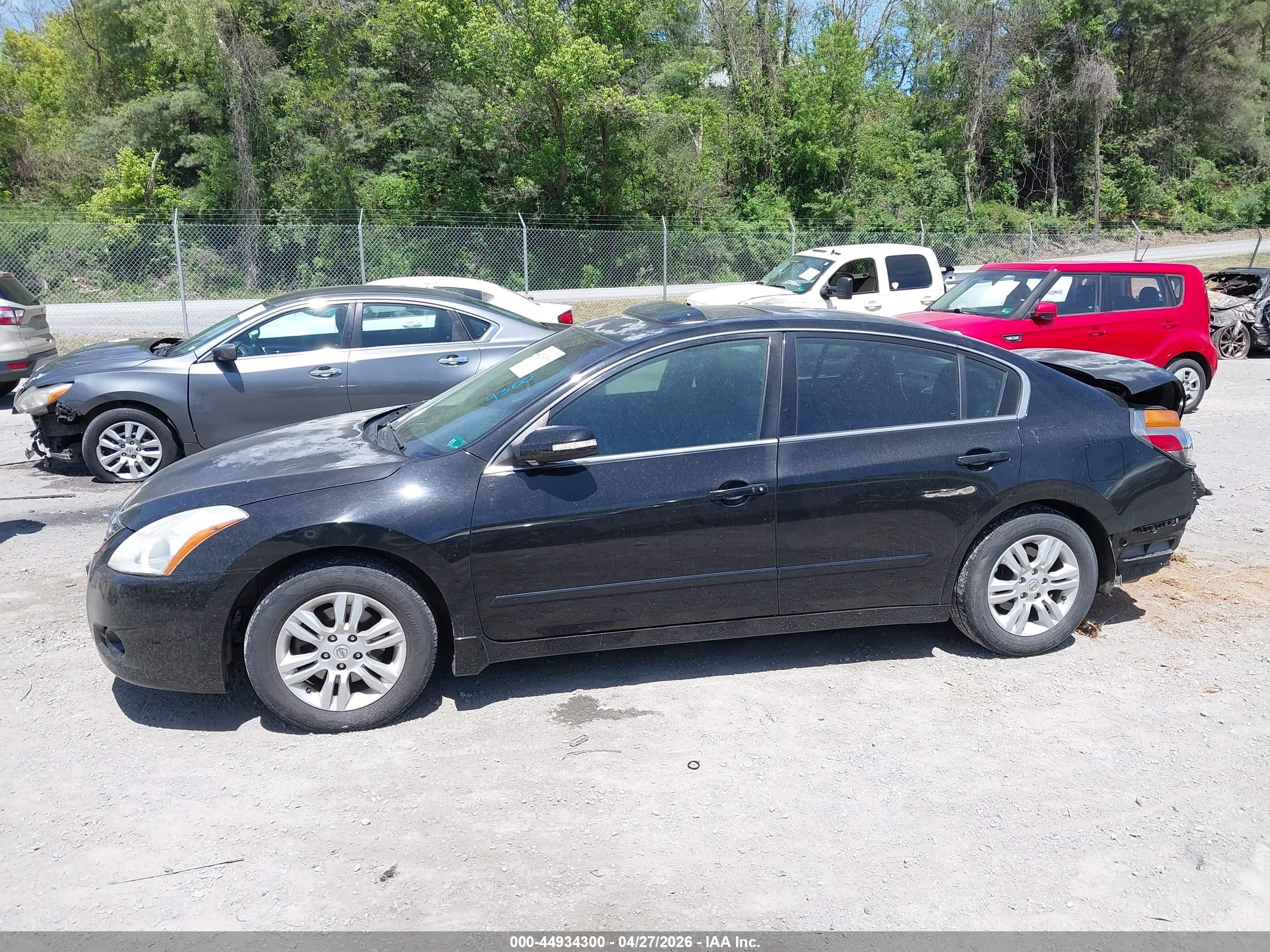 2012 Nissan Altima 2.5 S Black vin: 1N4AL2AP5CC124714