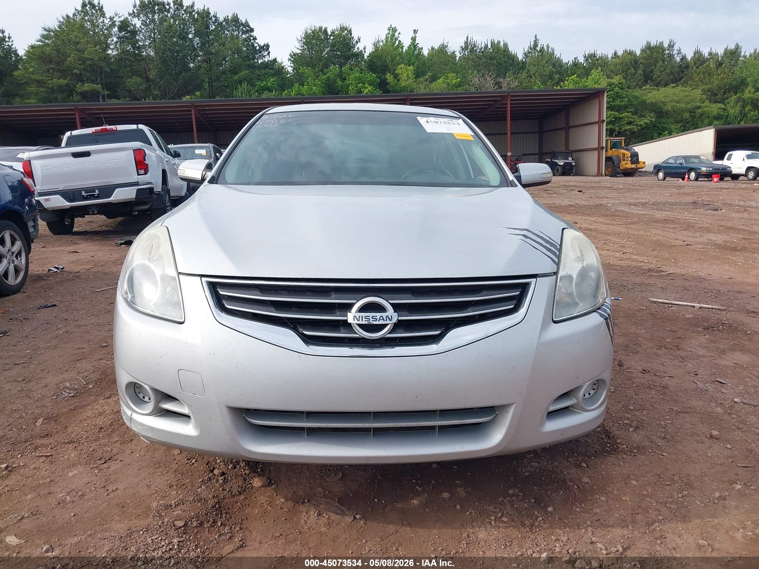 2012 Nissan Altima 2.5 S Silver vin: 1N4AL2AP5CC126902