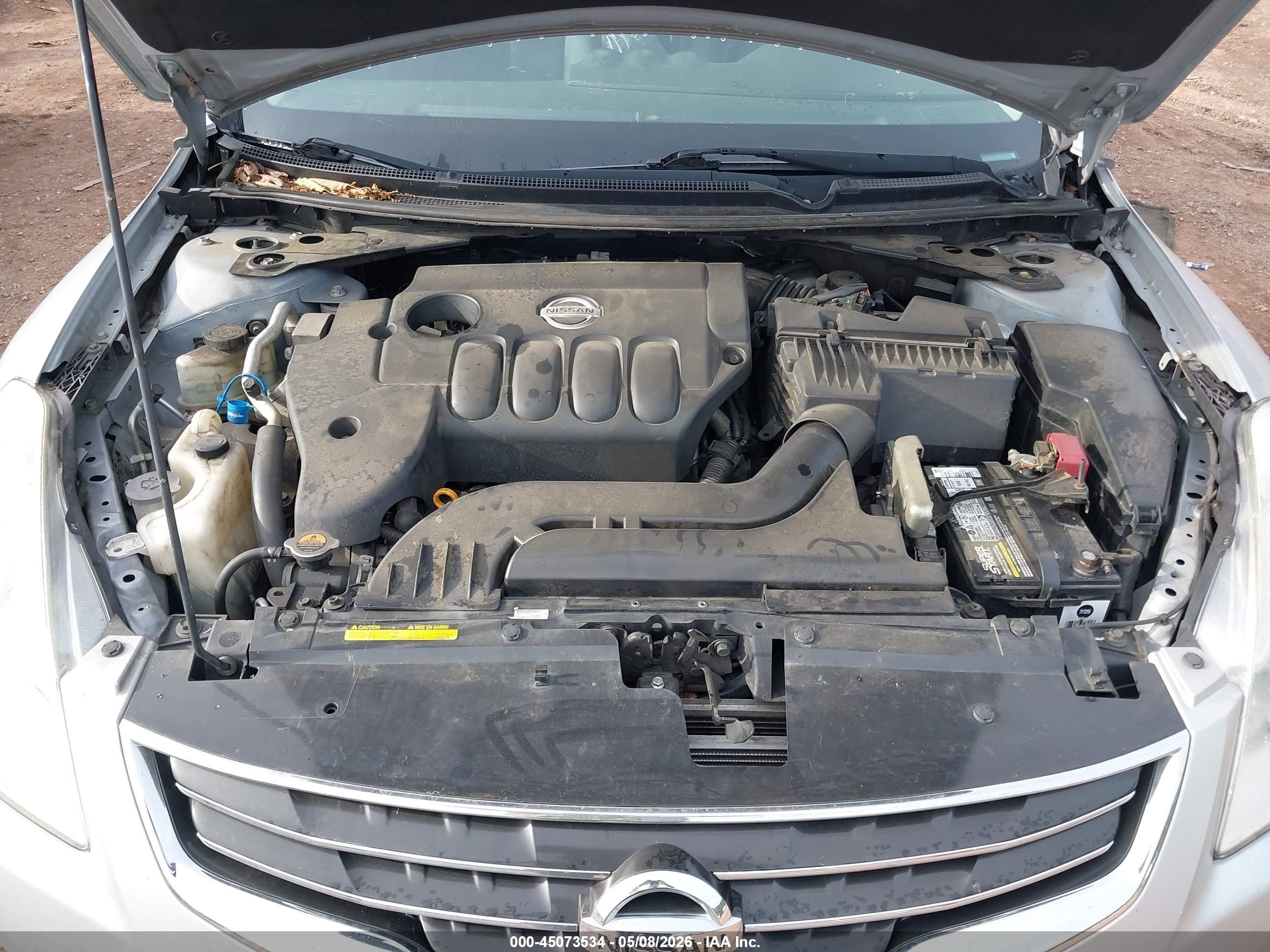 2012 Nissan Altima 2.5 S Silver vin: 1N4AL2AP5CC126902