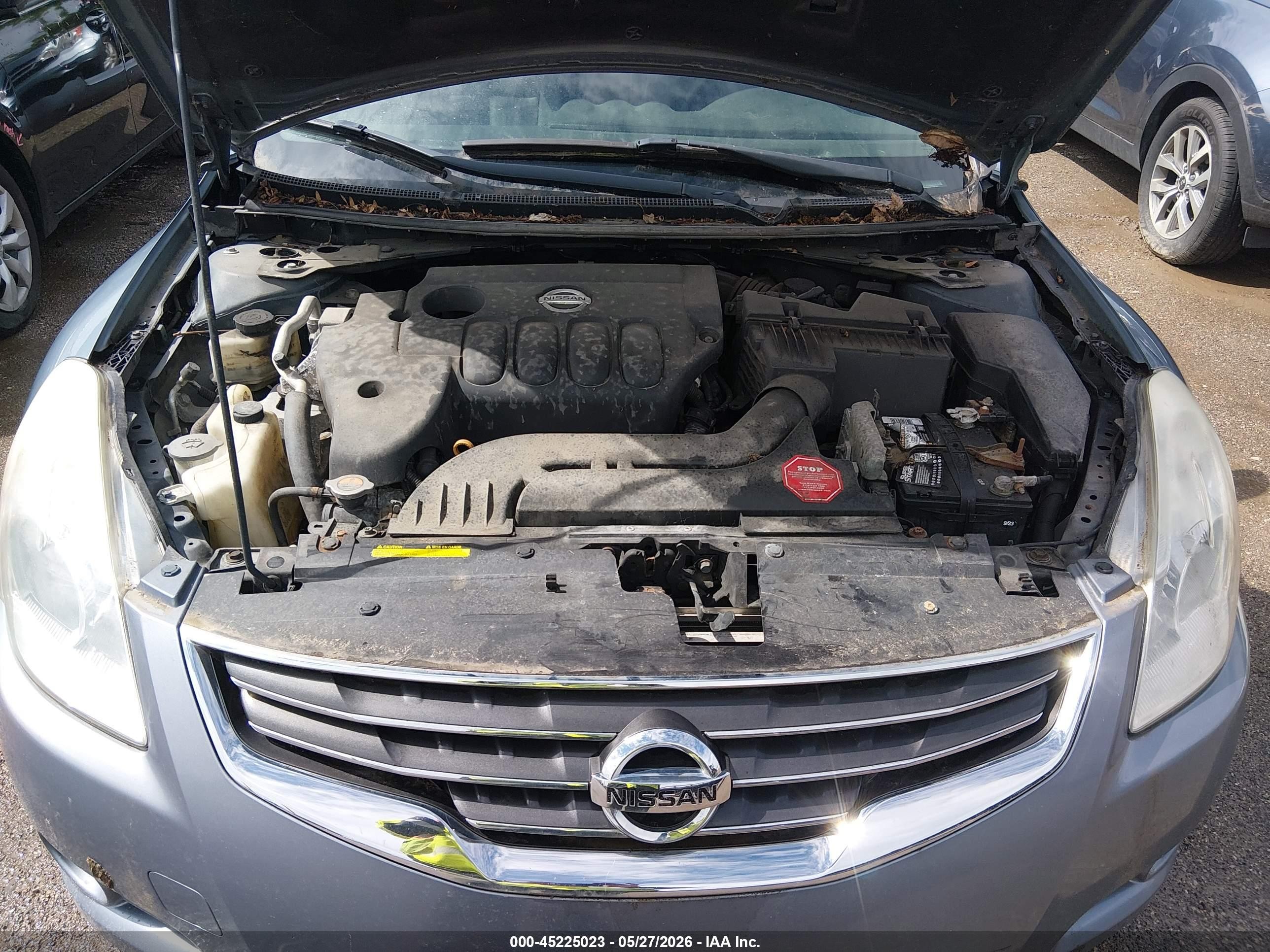 2012 Nissan Altima 2.5 S Light Blue vin: 1N4AL2AP5CC139343