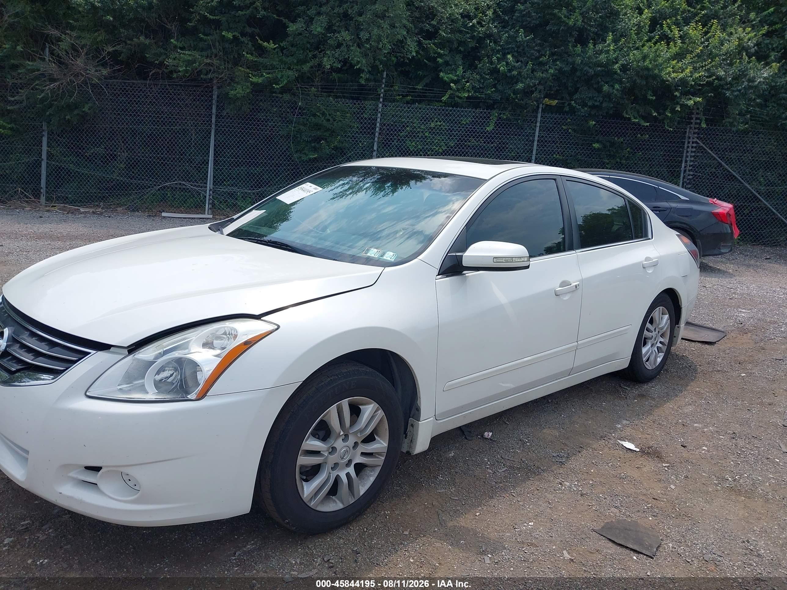 2012 Nissan Altima 2.5 S Белый vin: 1N4AL2AP5CC140671