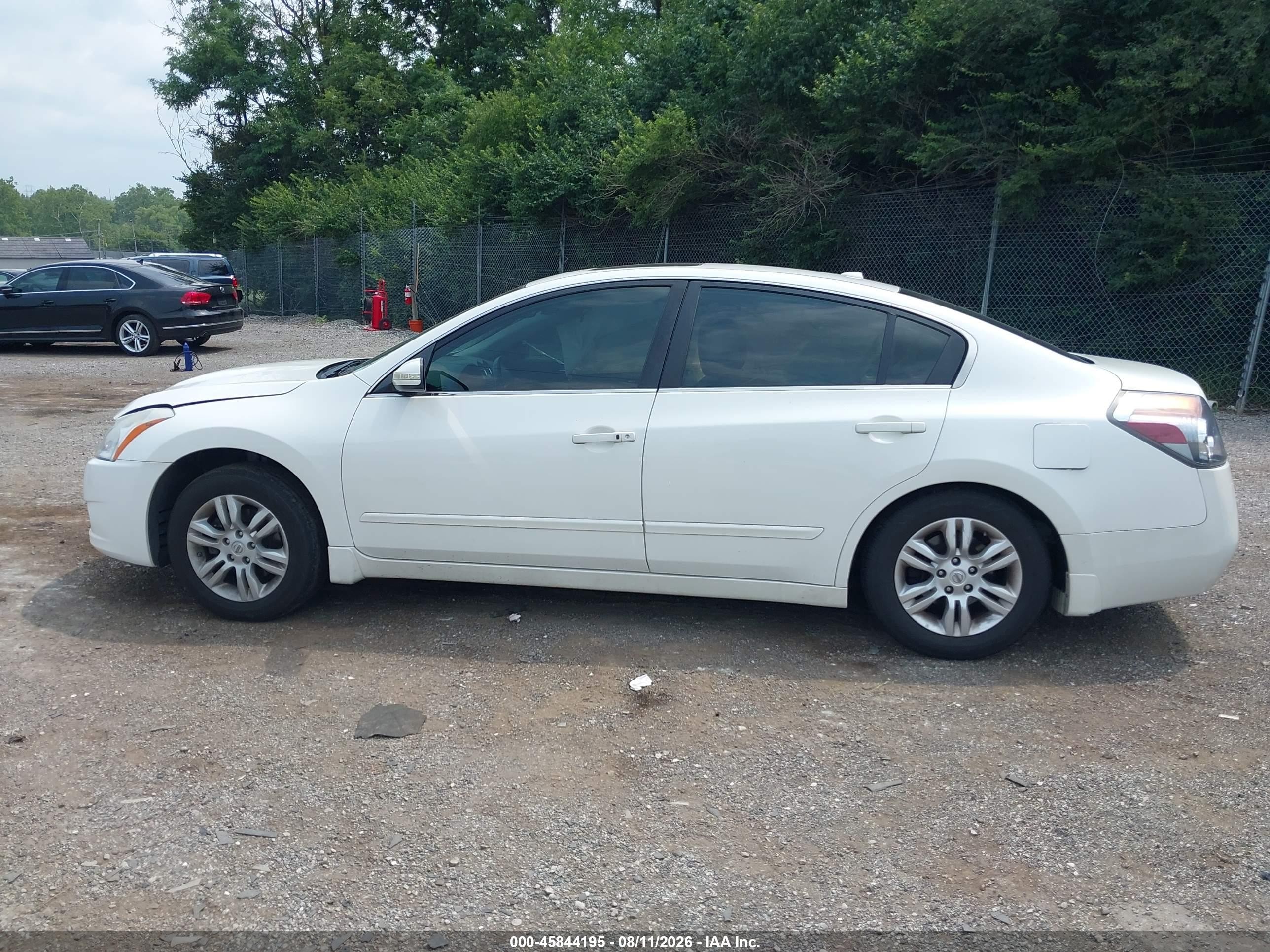 2012 Nissan Altima 2.5 S Белый vin: 1N4AL2AP5CC140671