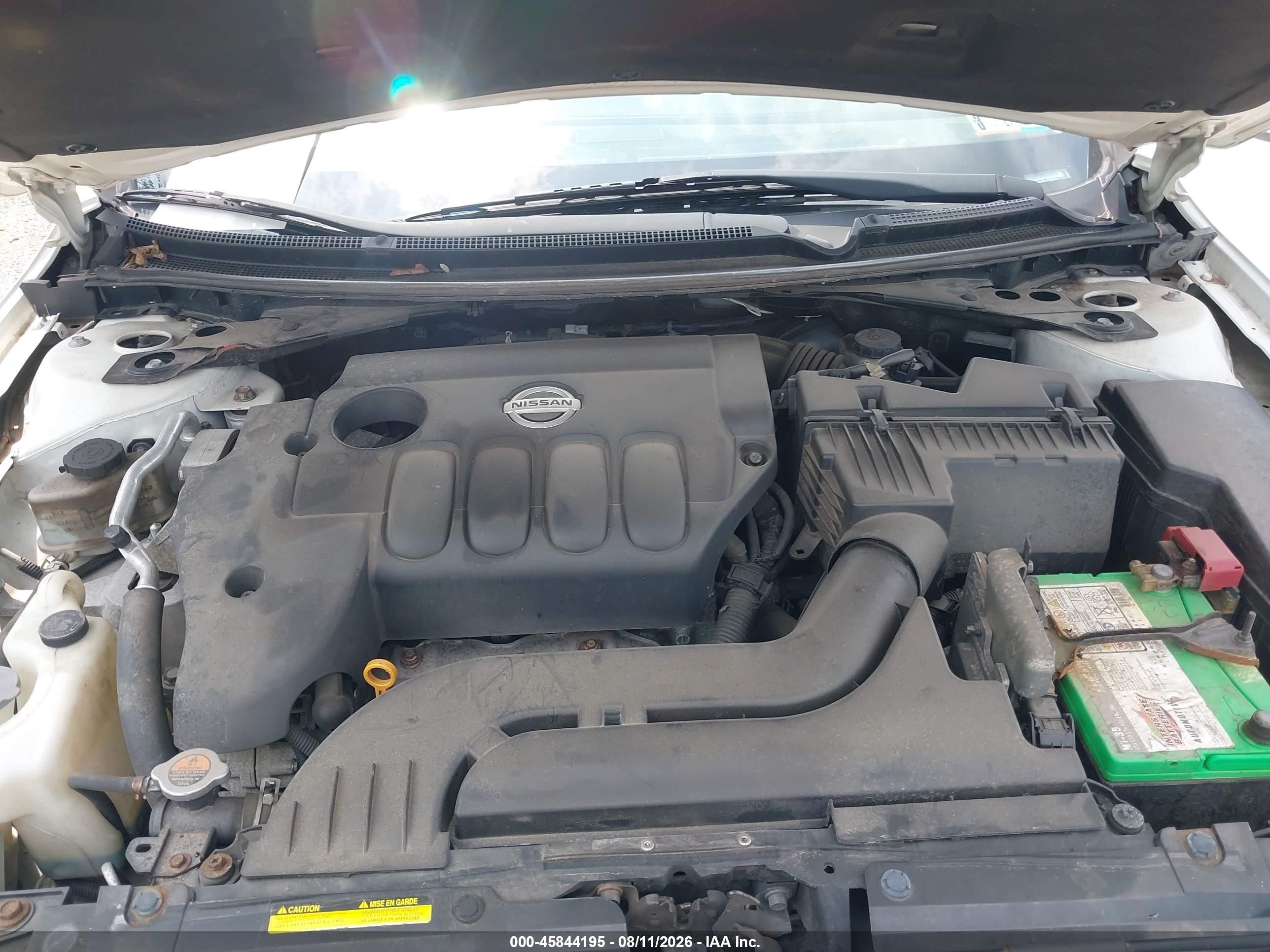 2012 Nissan Altima 2.5 S Белый vin: 1N4AL2AP5CC140671