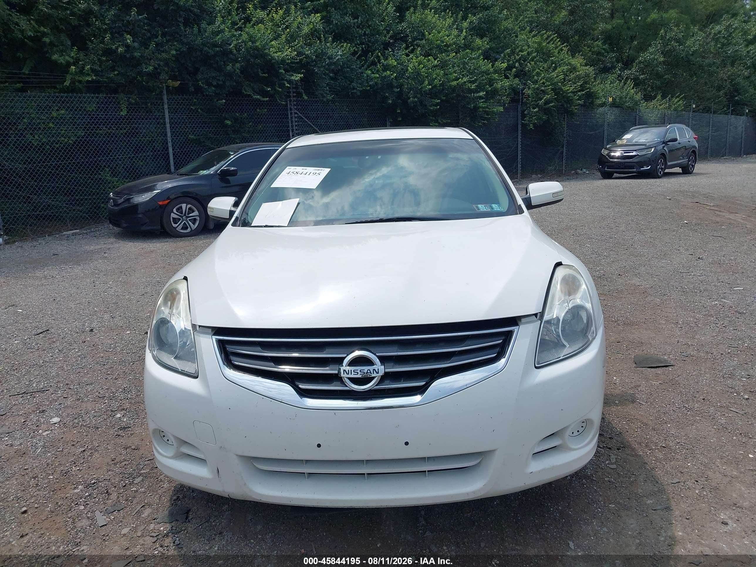 2012 Nissan Altima 2.5 S Белый vin: 1N4AL2AP5CC140671