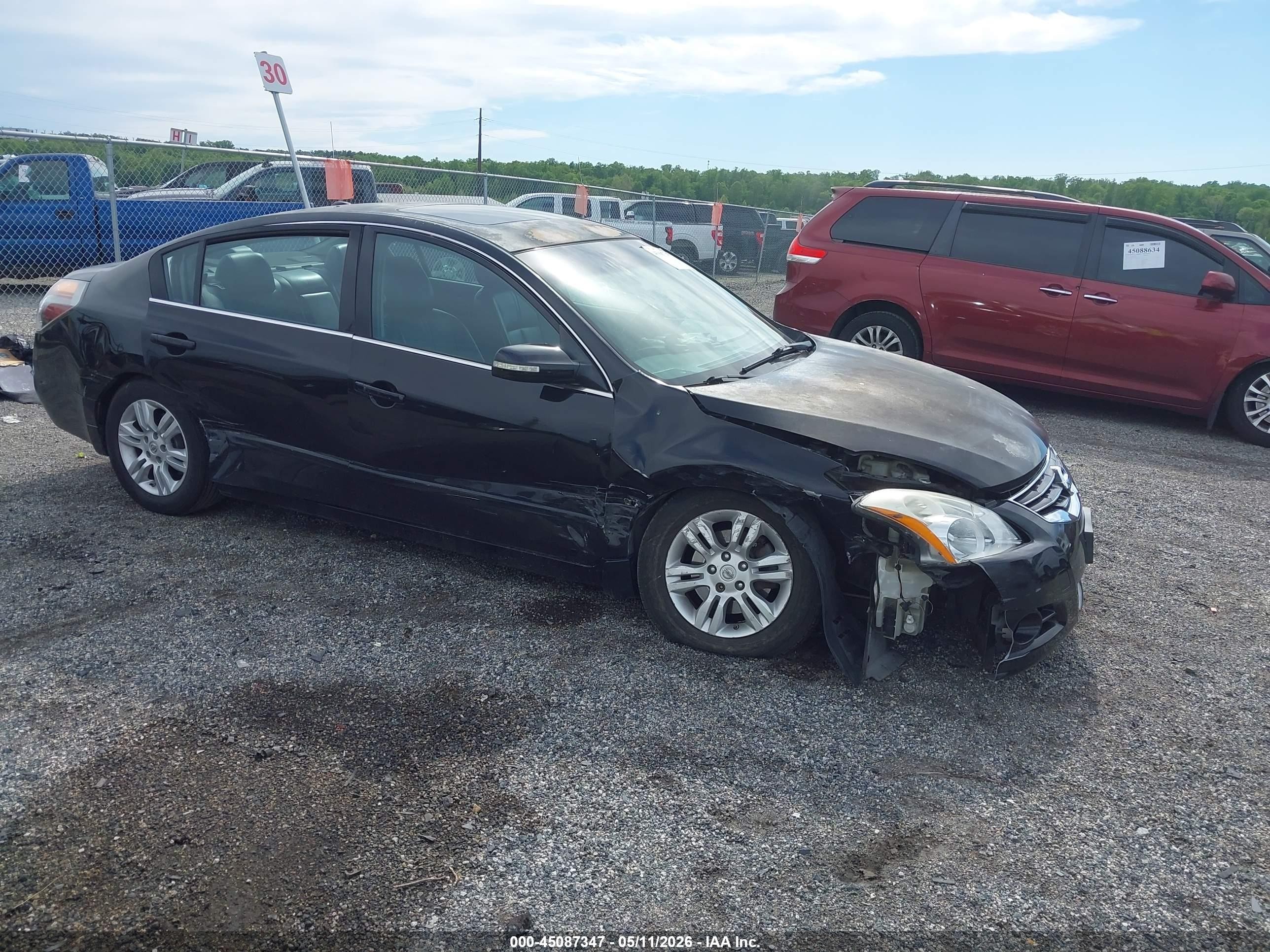 2012 Nissan Altima 2.5 S Black vin: 1N4AL2AP5CC151766