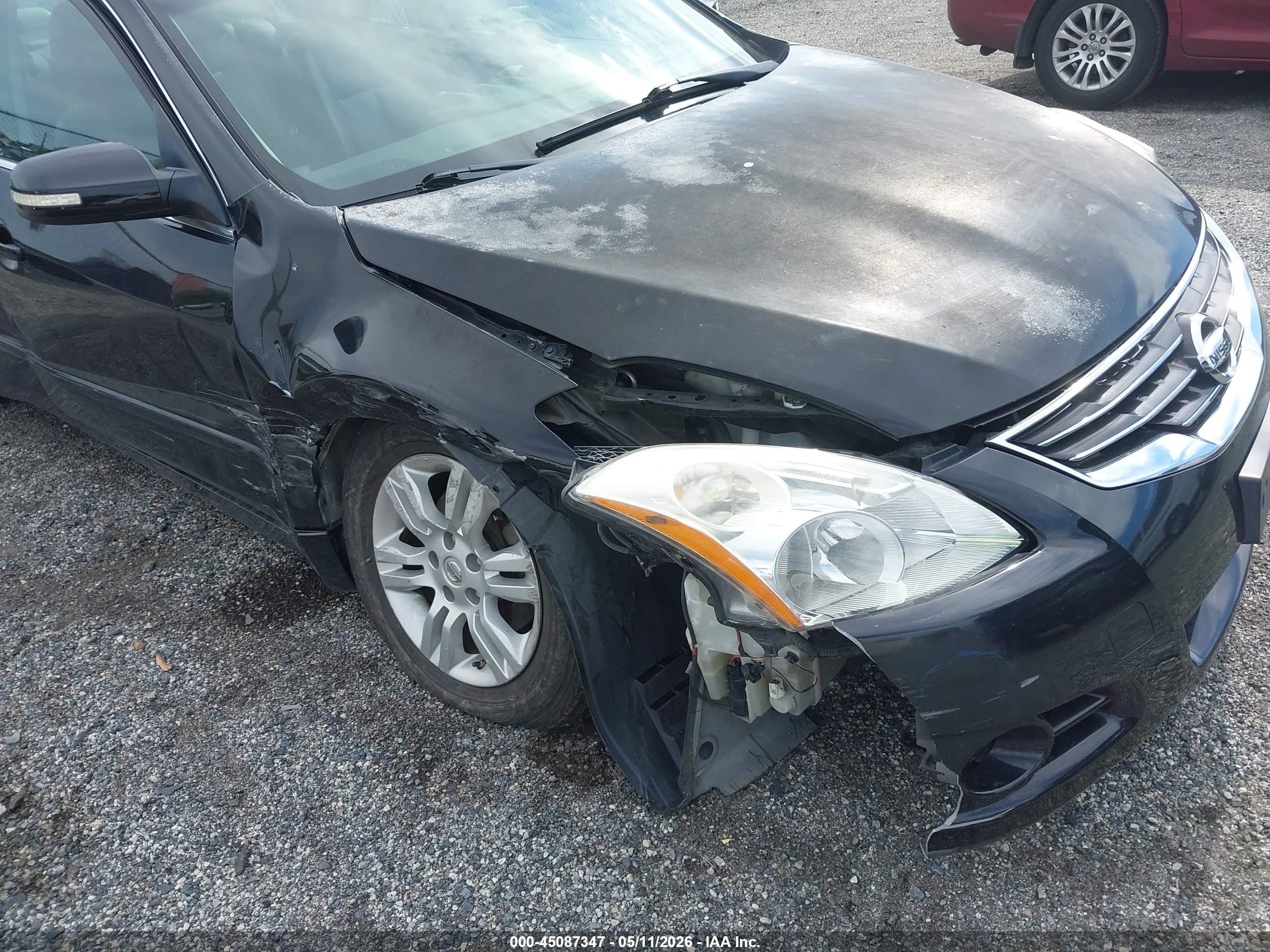 2012 Nissan Altima 2.5 S Black vin: 1N4AL2AP5CC151766