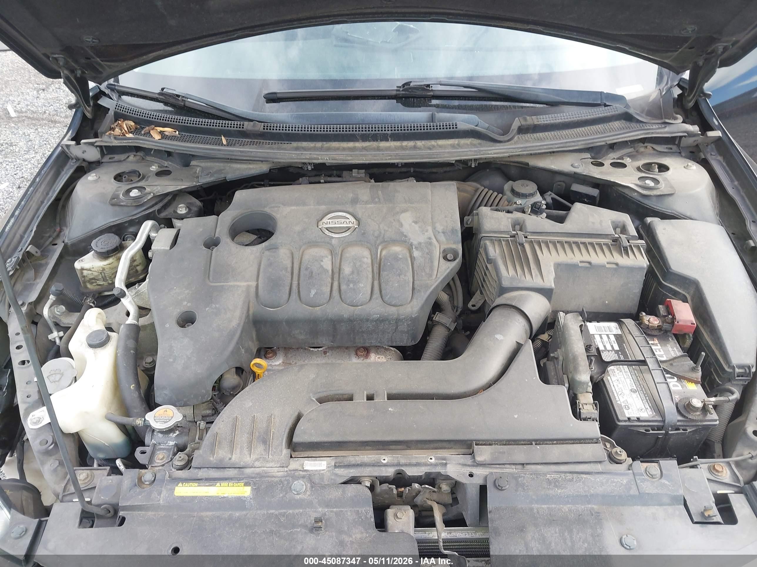 2012 Nissan Altima 2.5 S Black vin: 1N4AL2AP5CC151766
