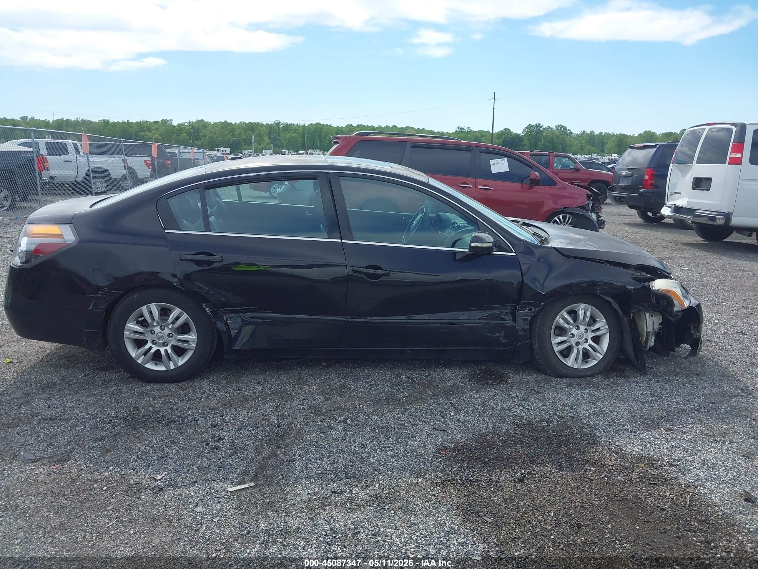 2012 Nissan Altima 2.5 S Black vin: 1N4AL2AP5CC151766