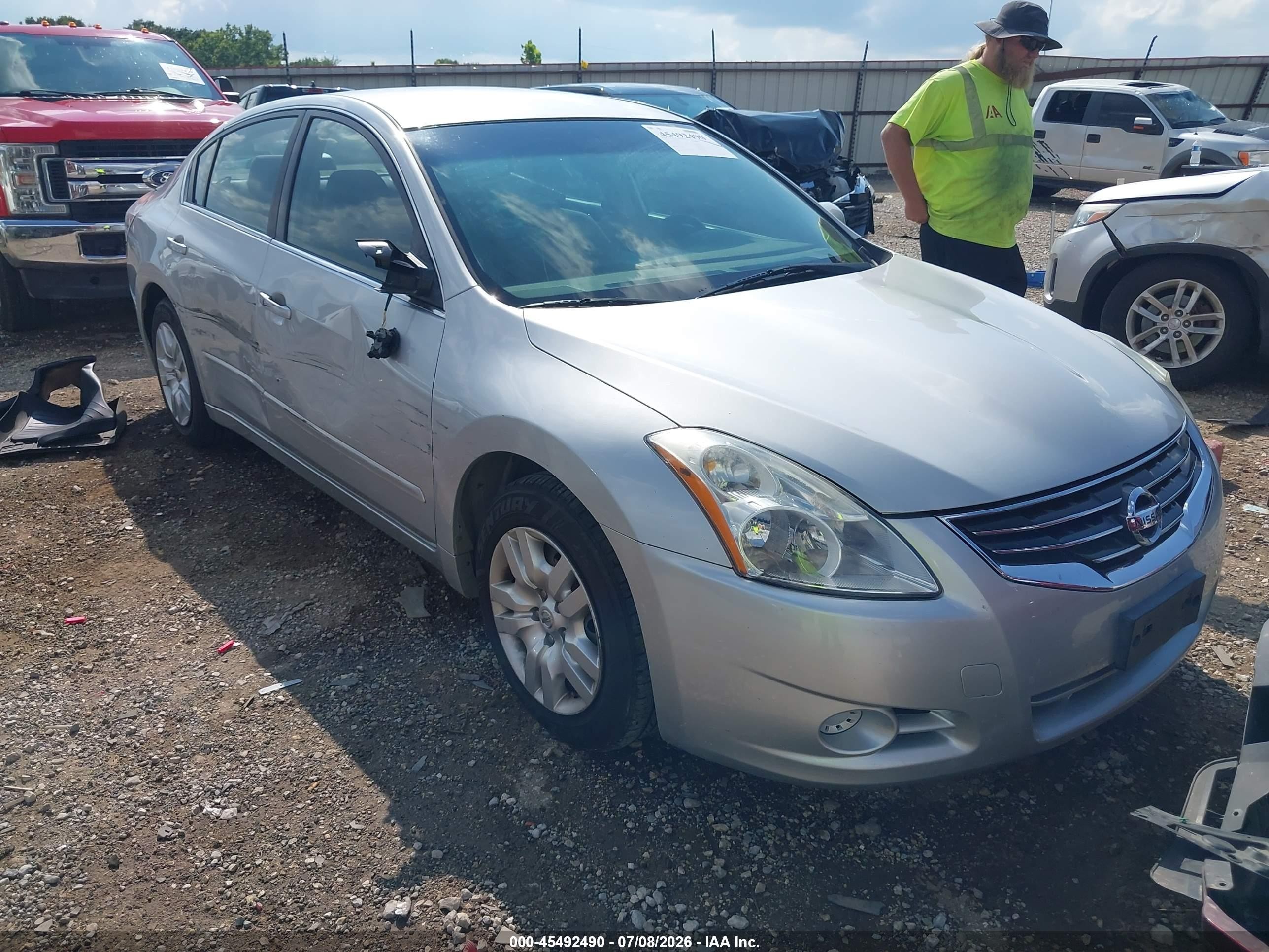 2012 Nissan Altima 2.5 S Silver vin: 1N4AL2AP5CC162217