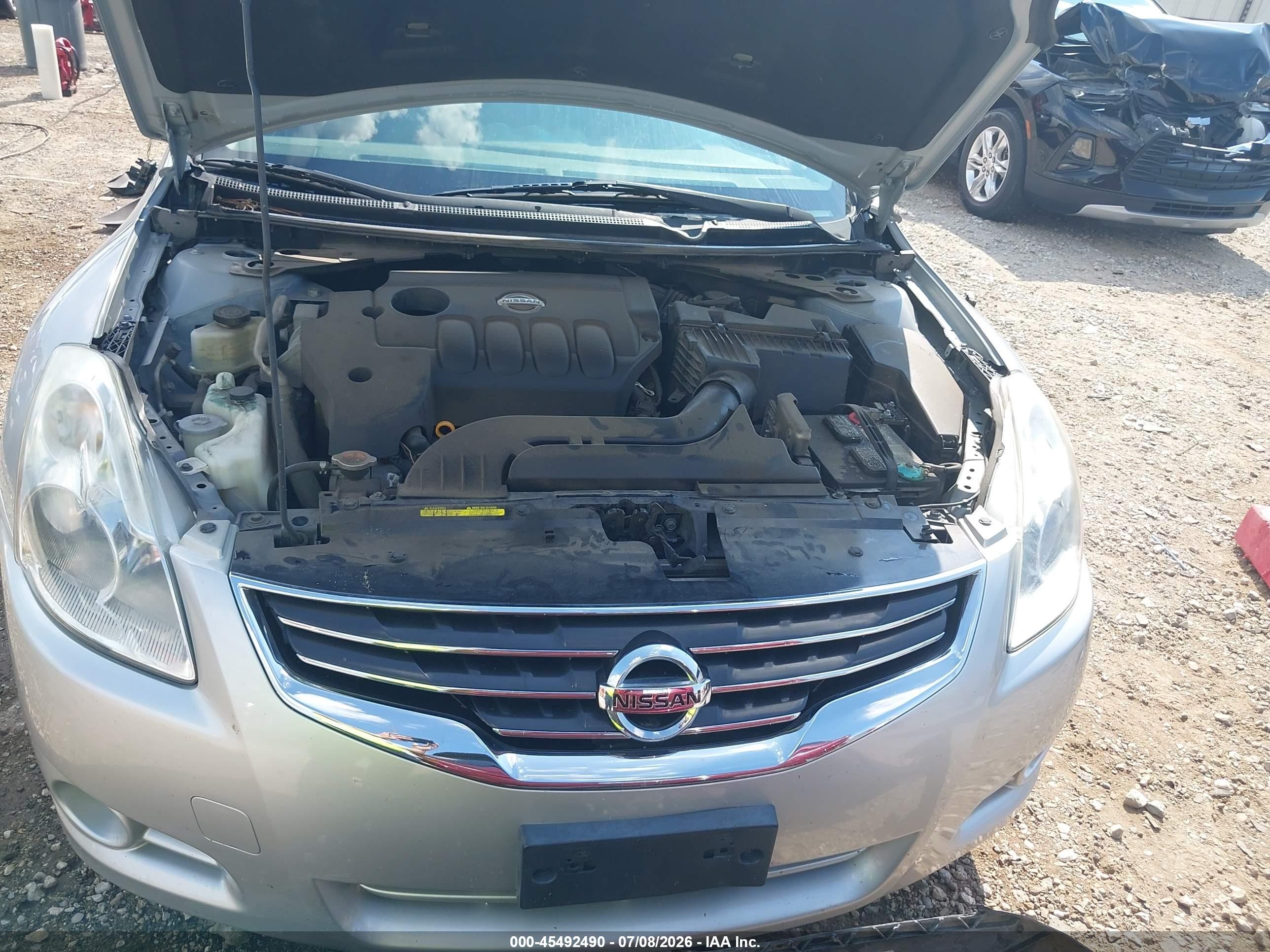 2012 Nissan Altima 2.5 S Silver vin: 1N4AL2AP5CC162217