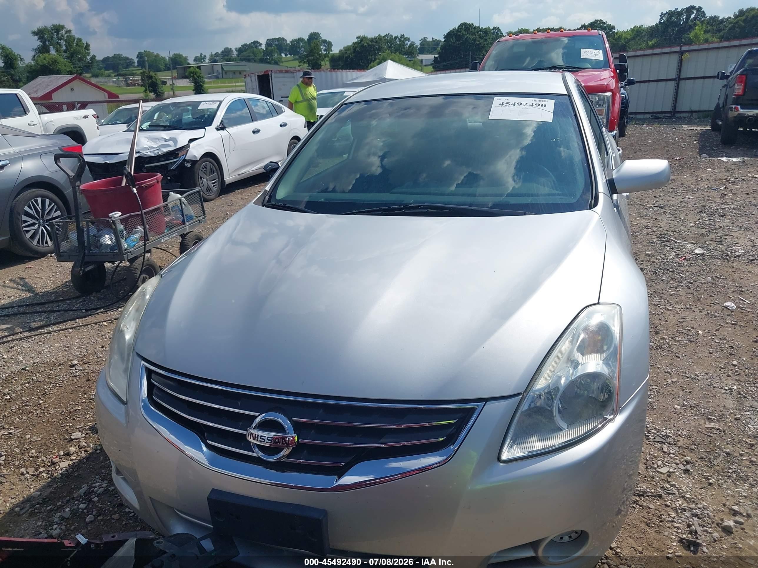 2012 Nissan Altima 2.5 S Silver vin: 1N4AL2AP5CC162217