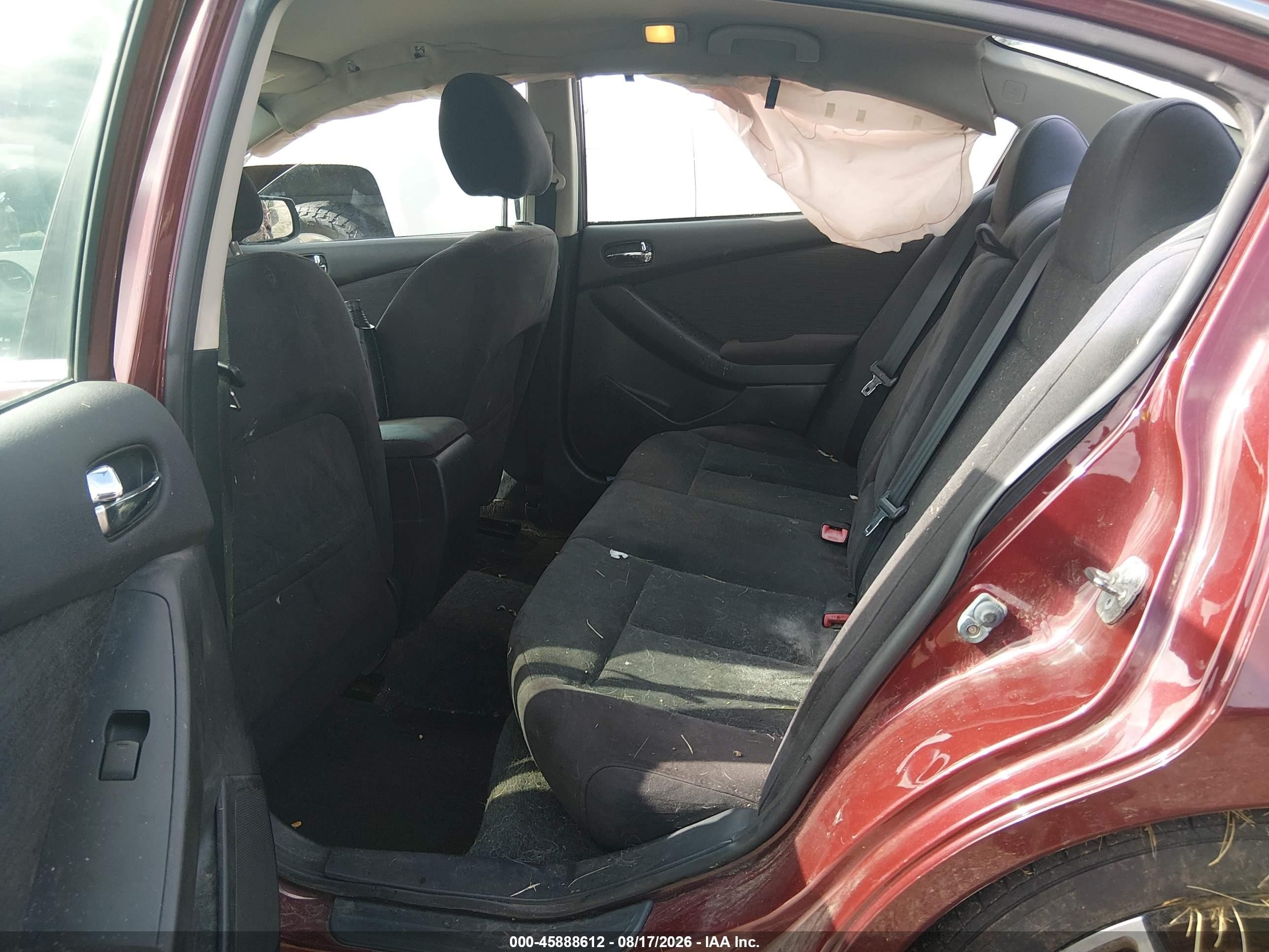 2012 Nissan Altima 2.5 S Burgundy vin: 1N4AL2AP5CC173900