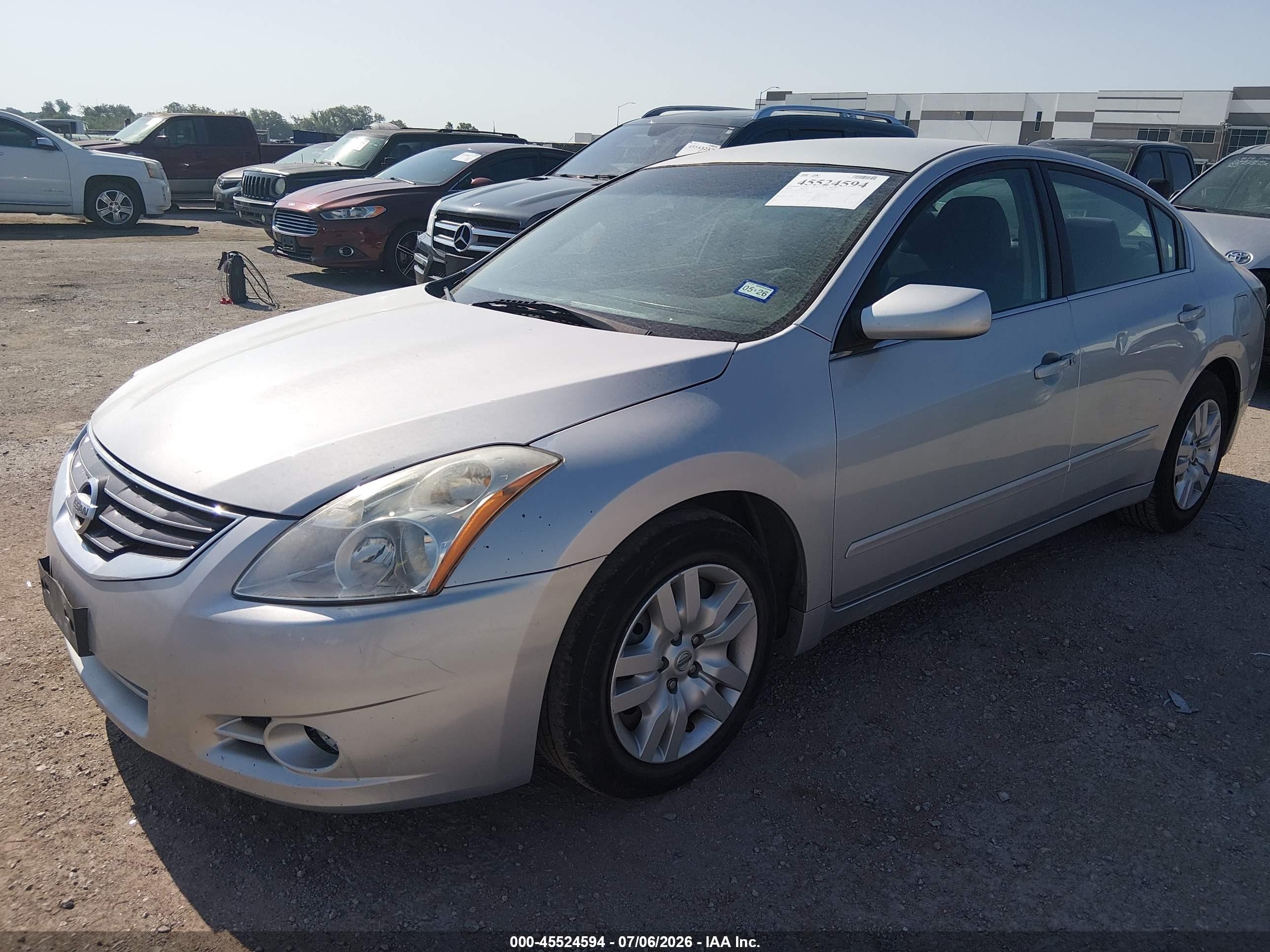 2012 Nissan Altima 2.5 S Серебряный vin: 1N4AL2AP5CC192267