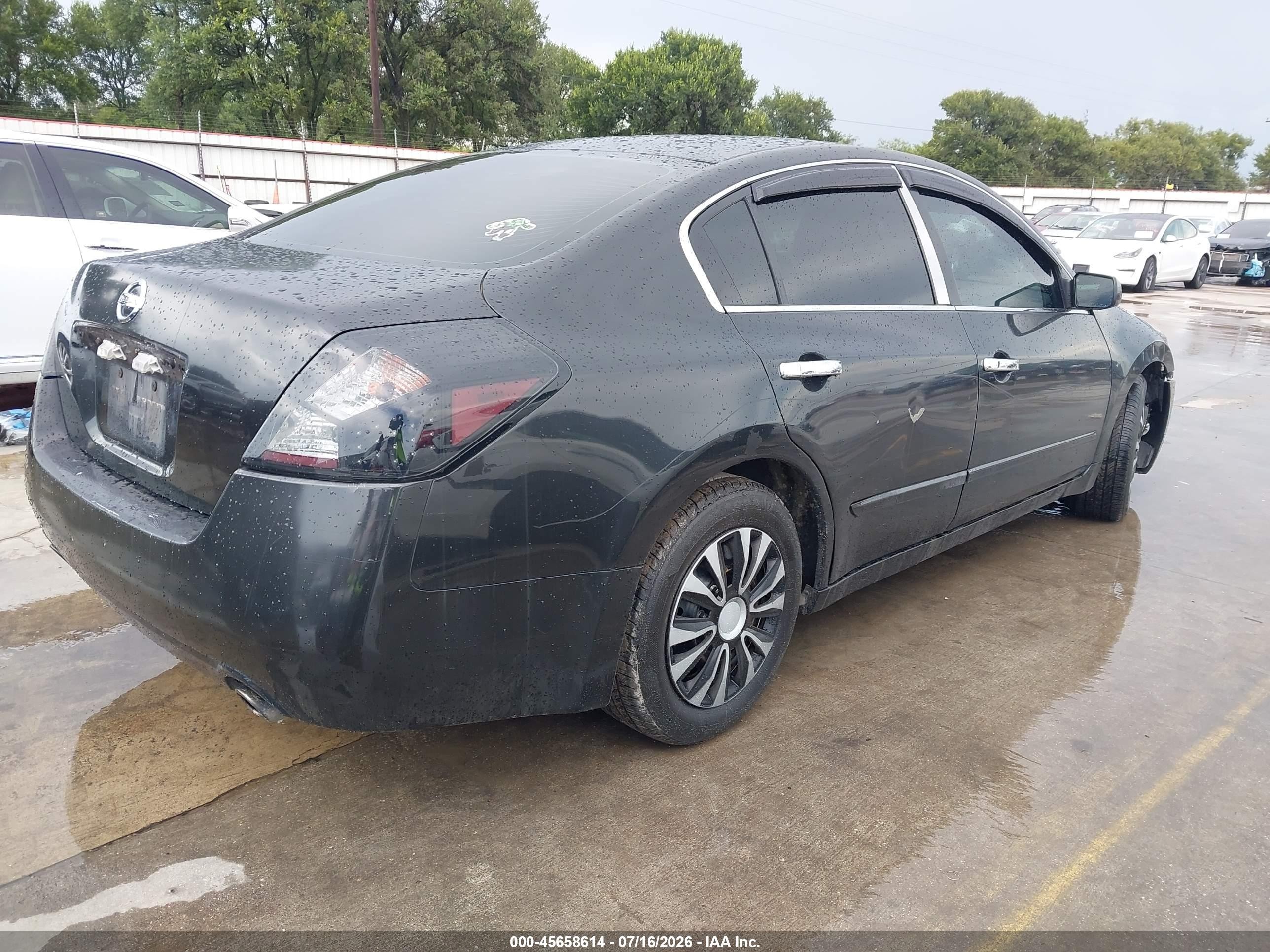 2012 Nissan Altima 2.5 S Black vin: 1N4AL2AP5CC227776