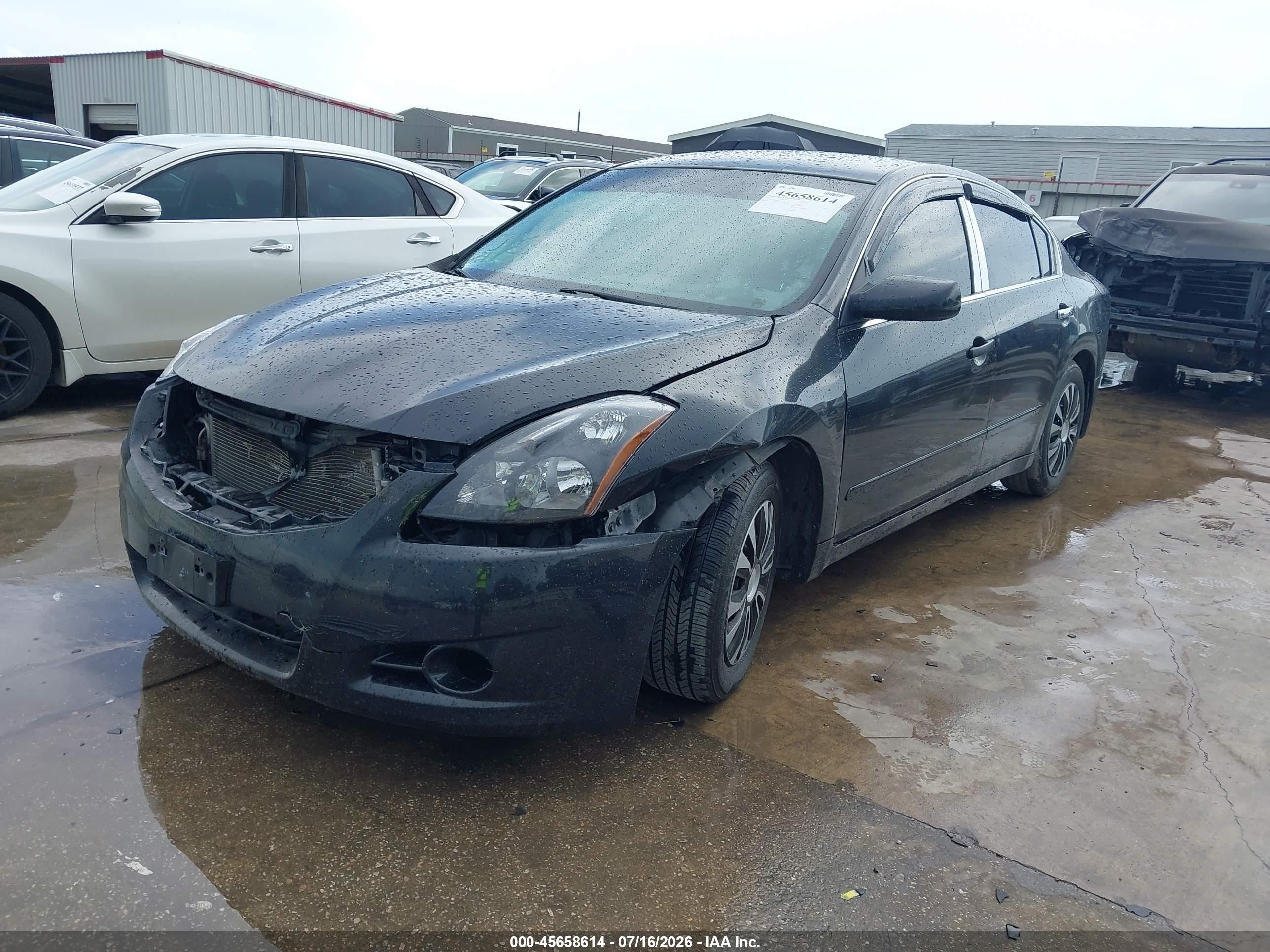 2012 Nissan Altima 2.5 S Black vin: 1N4AL2AP5CC227776