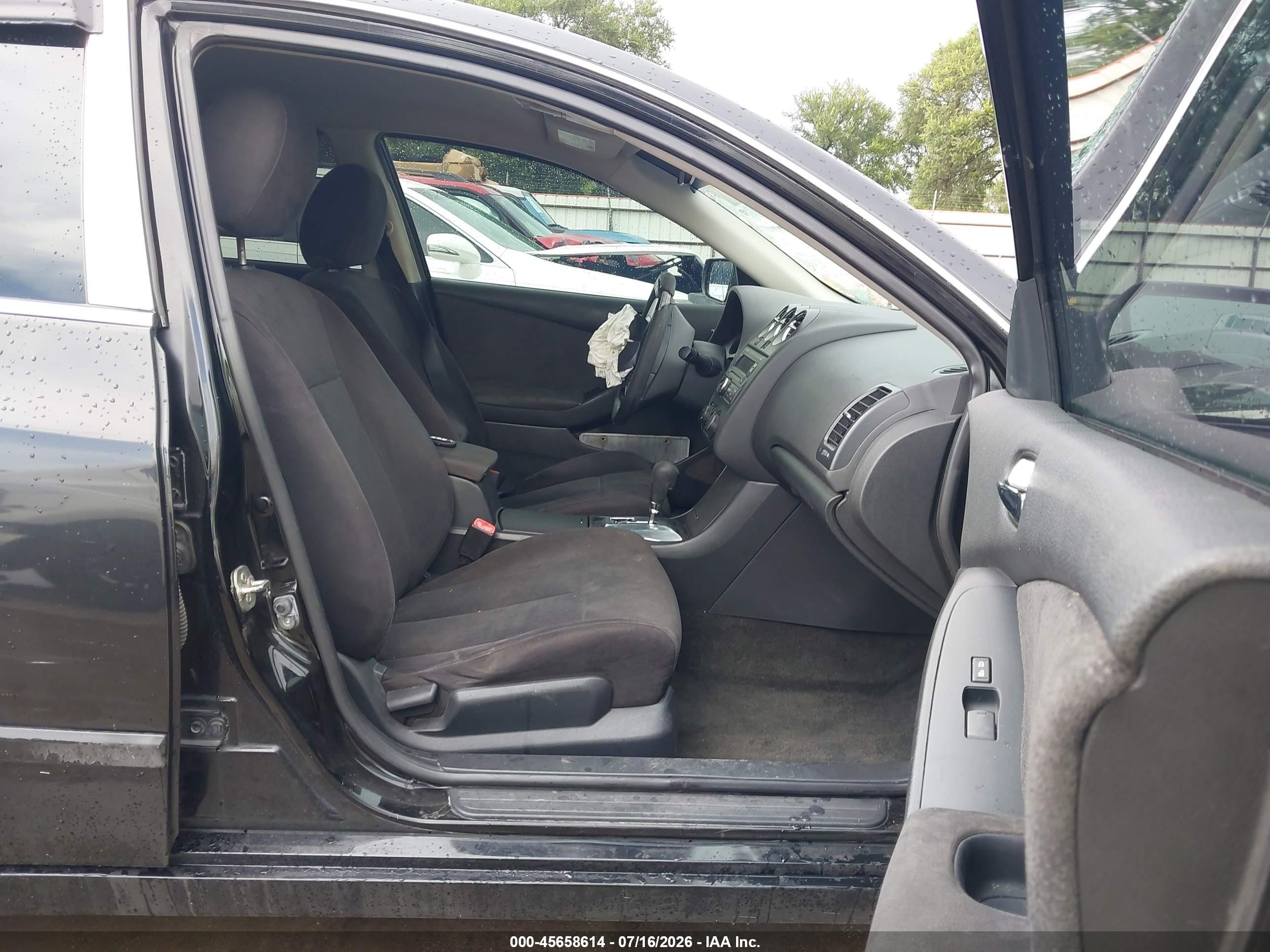 2012 Nissan Altima 2.5 S Black vin: 1N4AL2AP5CC227776