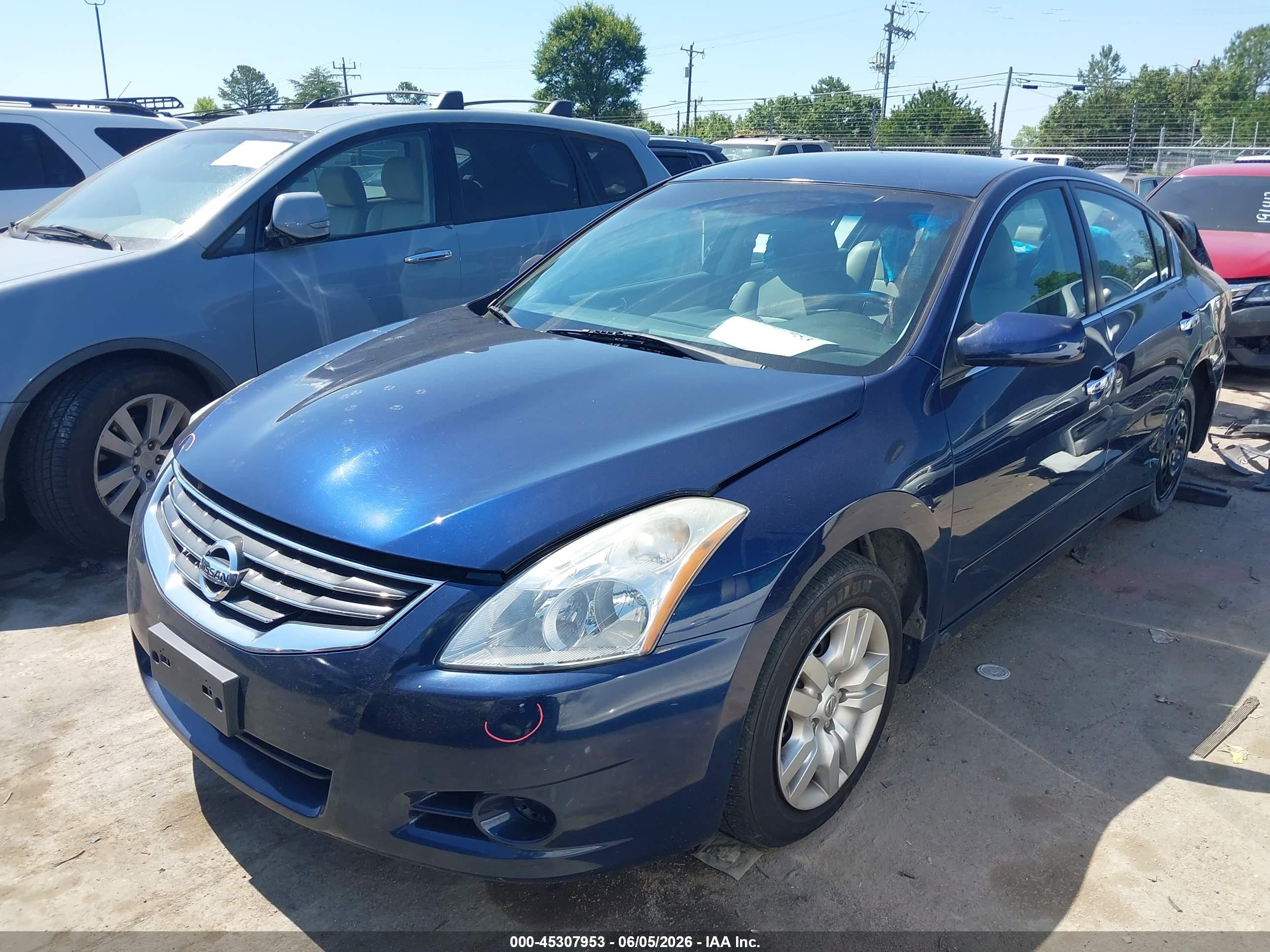 2012 Nissan Altima 2.5 S Синий vin: 1N4AL2AP5CC239054